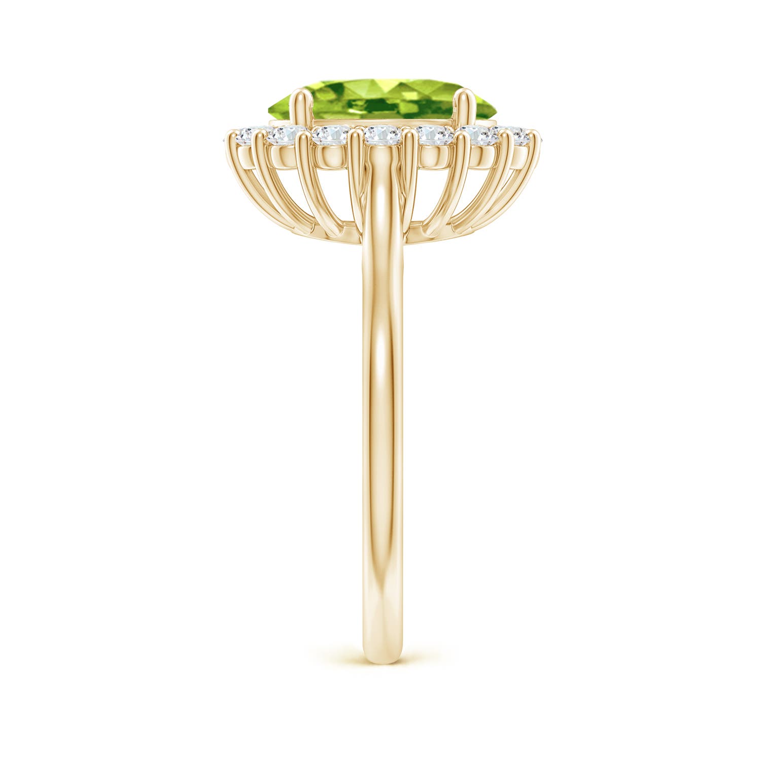 AAA - Peridot / 3.16 CT / 14 KT Yellow Gold