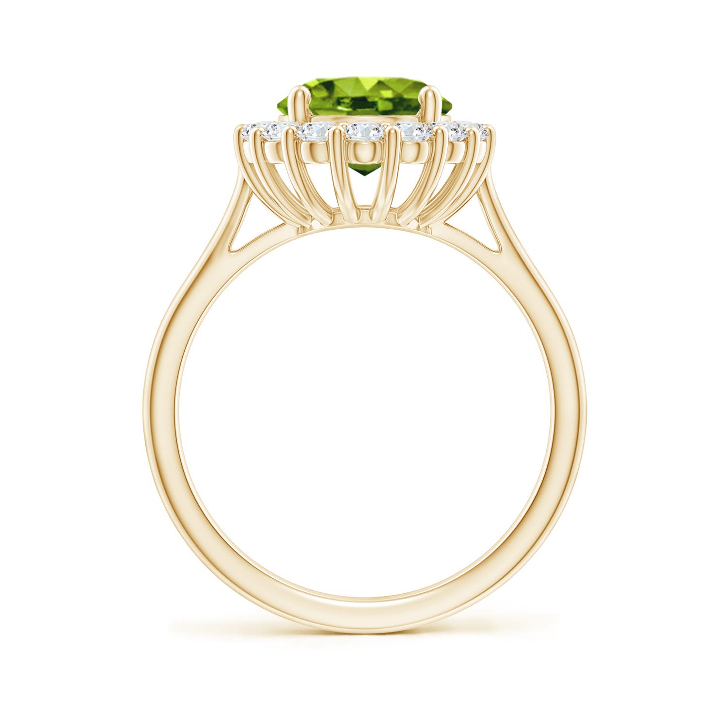 AAAA - Peridot / 3.16 CT / 14 KT Yellow Gold