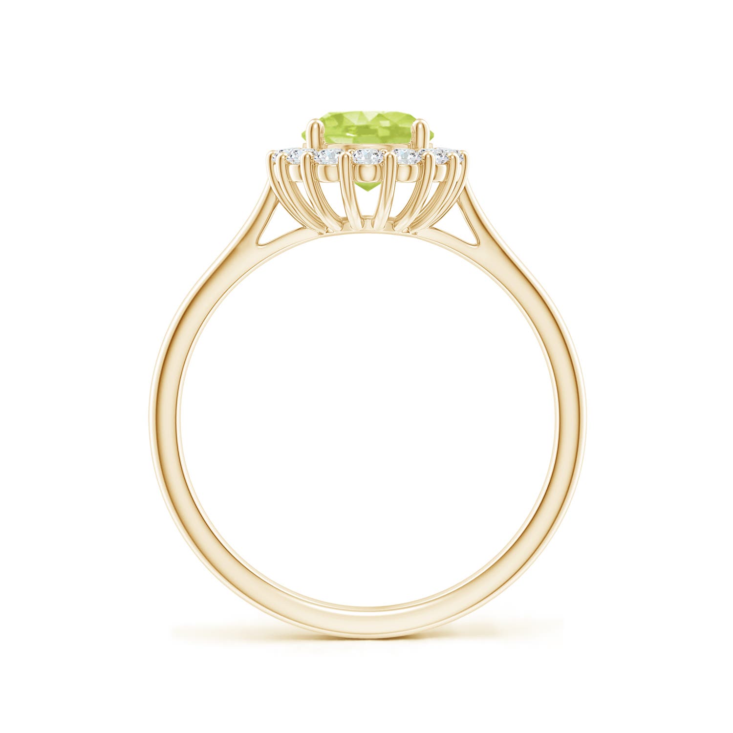 A - Peridot / 1.64 CT / 14 KT Yellow Gold