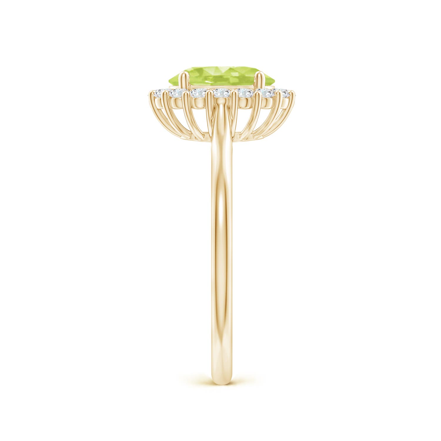 A - Peridot / 1.64 CT / 14 KT Yellow Gold