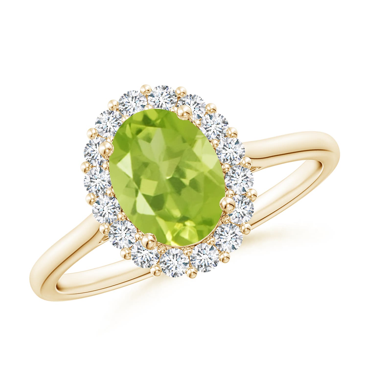 AA - Peridot / 1.64 CT / 14 KT Yellow Gold