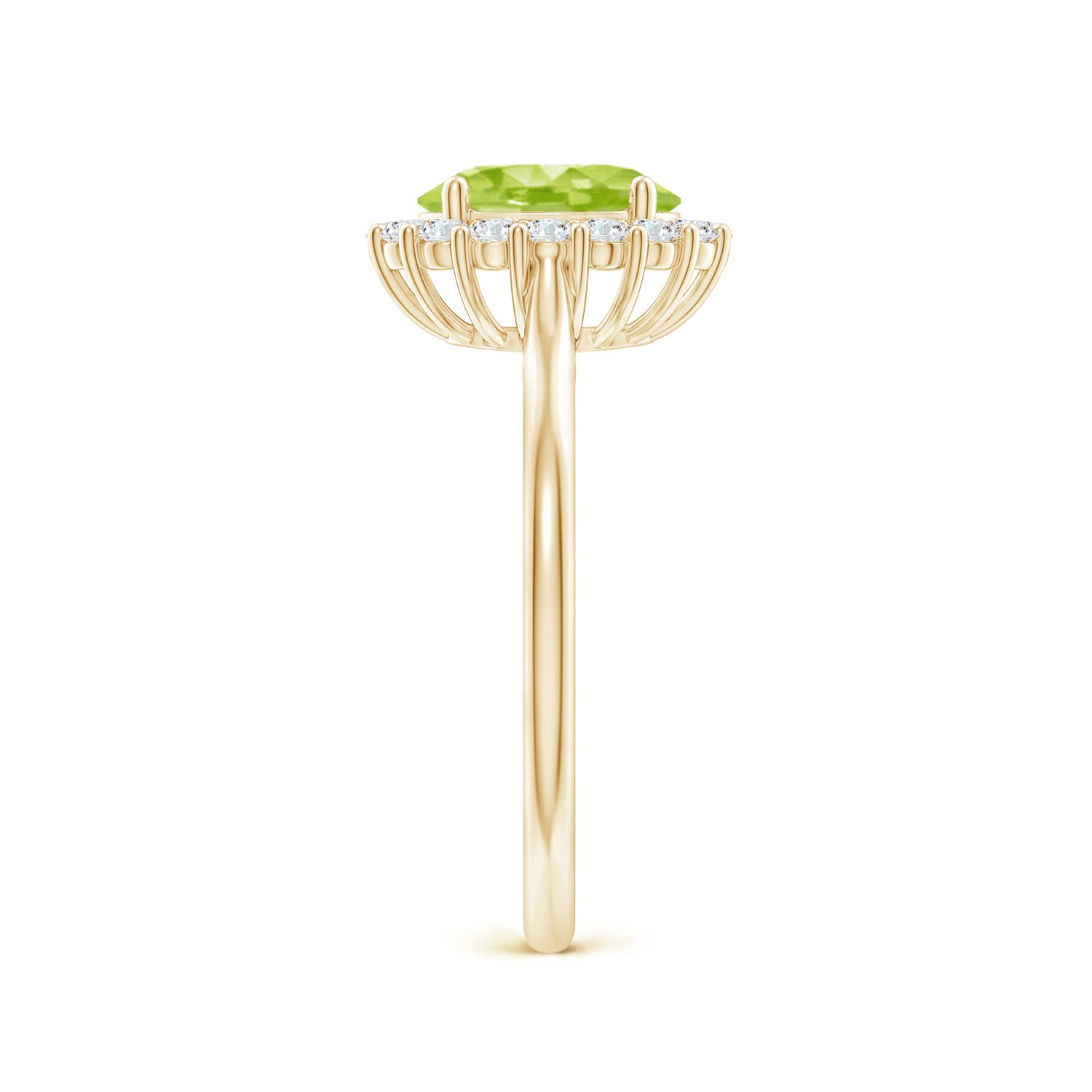 AA - Peridot / 1.64 CT / 14 KT Yellow Gold