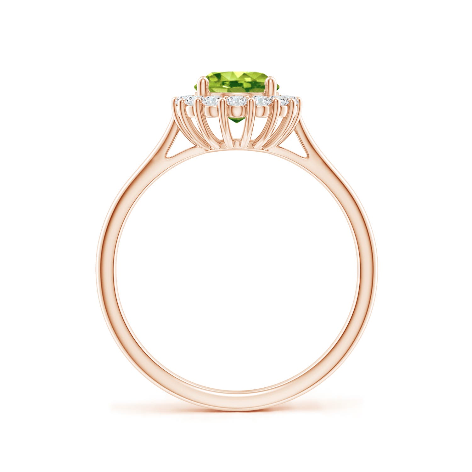 AAA - Peridot / 1.64 CT / 14 KT Rose Gold