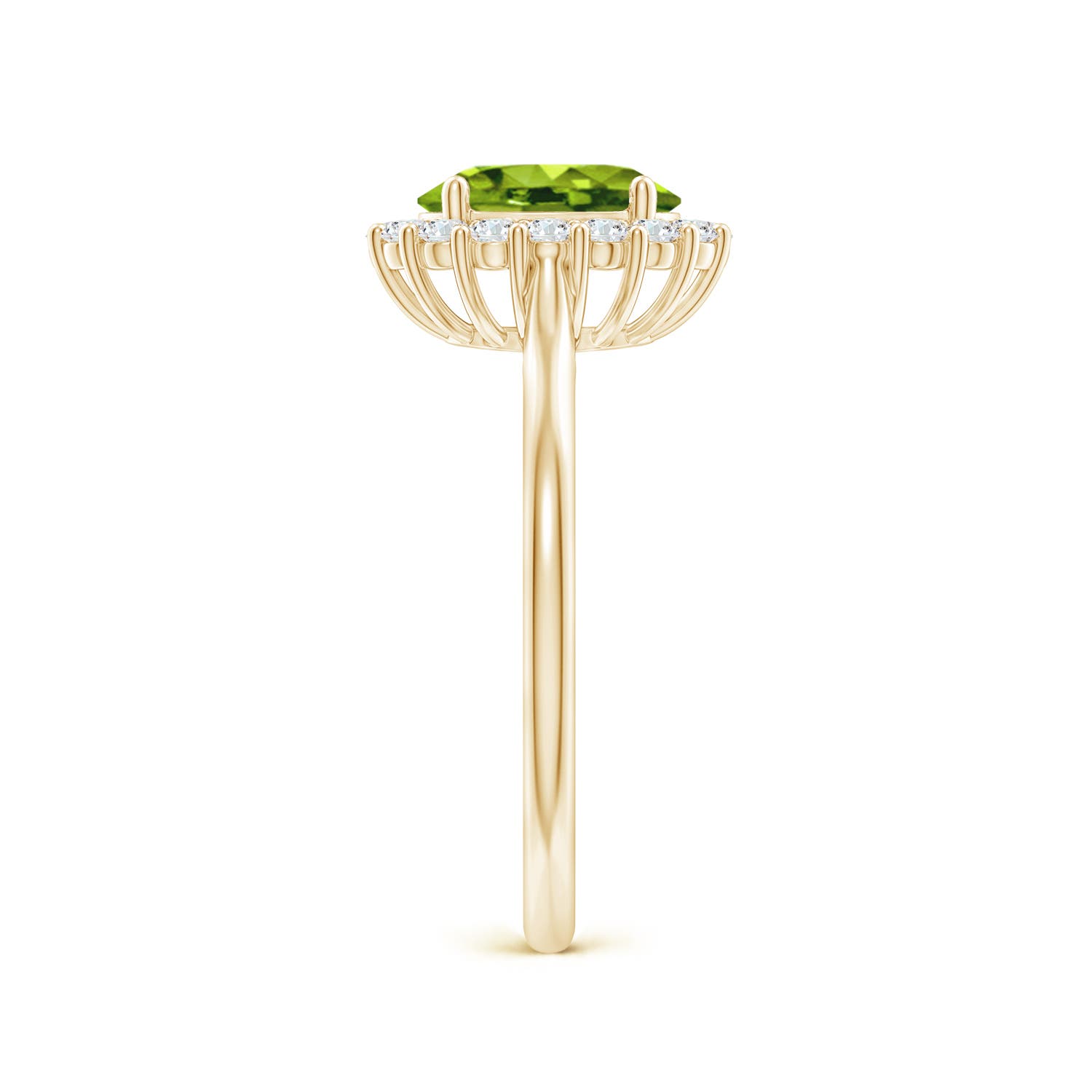 AAAA - Peridot / 1.64 CT / 14 KT Yellow Gold