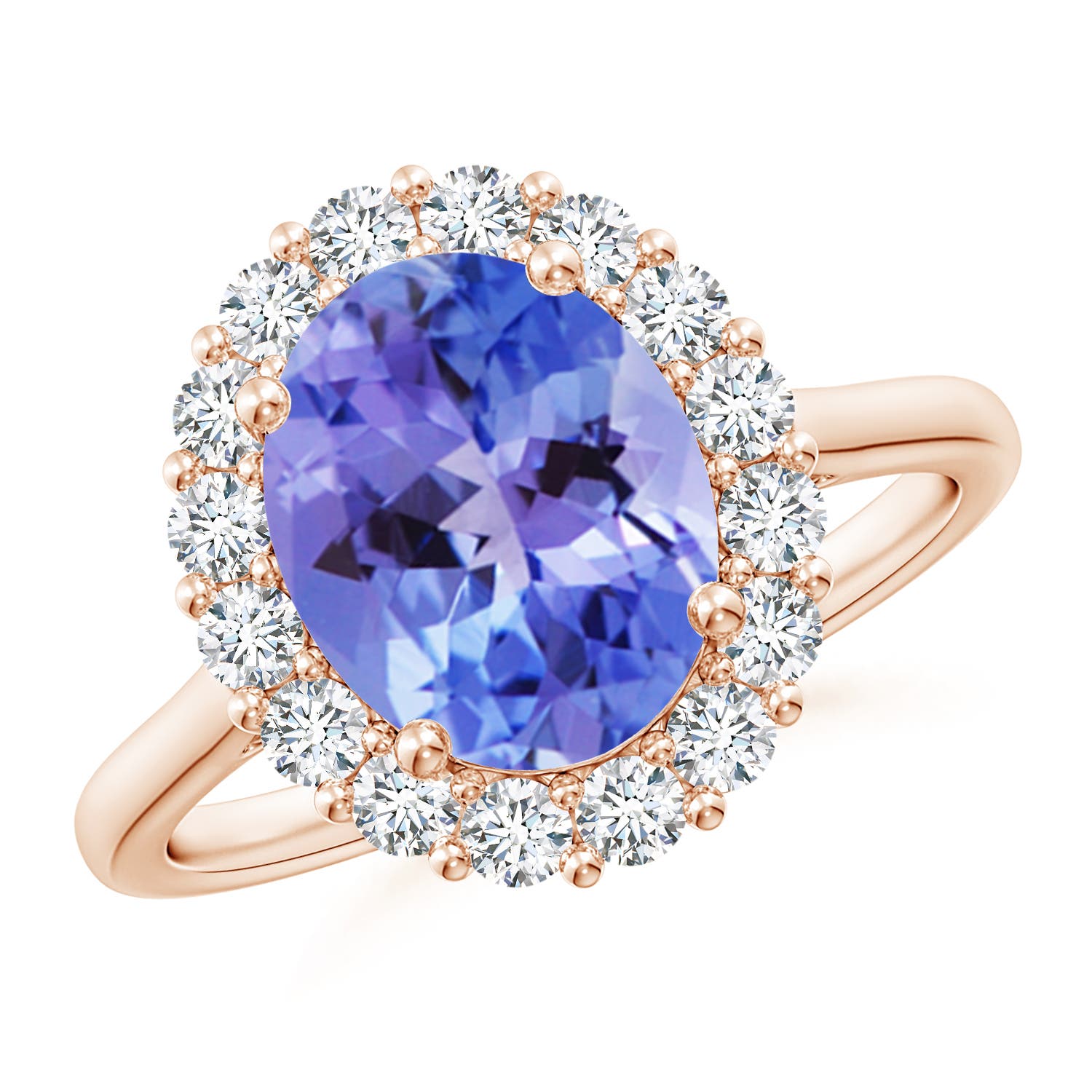 AA - Tanzanite / 3.46 CT / 14 KT Rose Gold