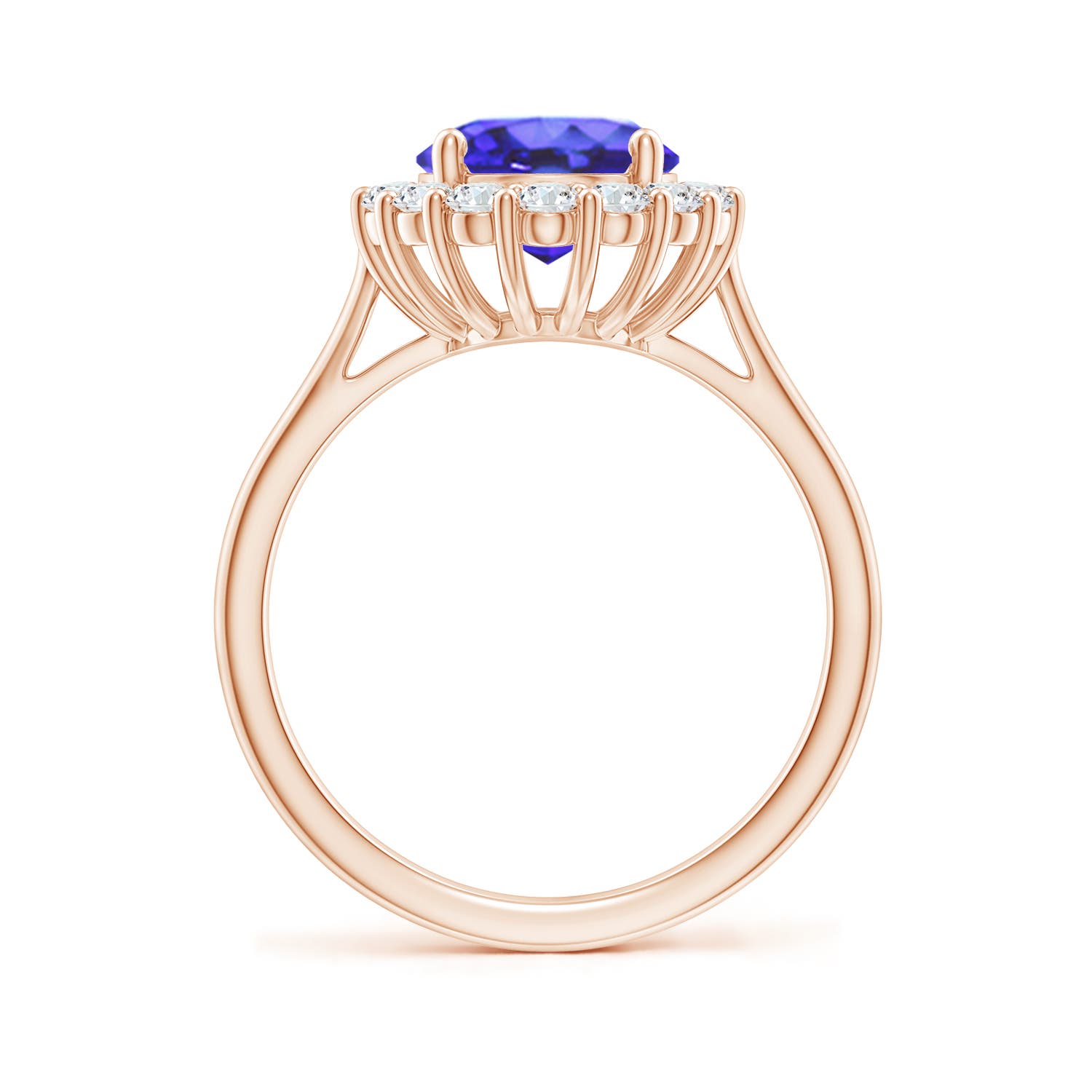 AA - Tanzanite / 3.46 CT / 14 KT Rose Gold