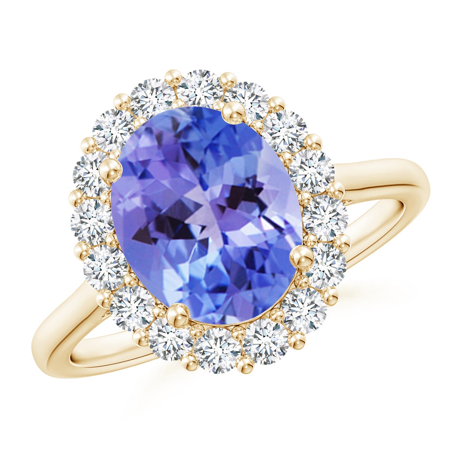 AA - Tanzanite / 3.46 CT / 14 KT Yellow Gold