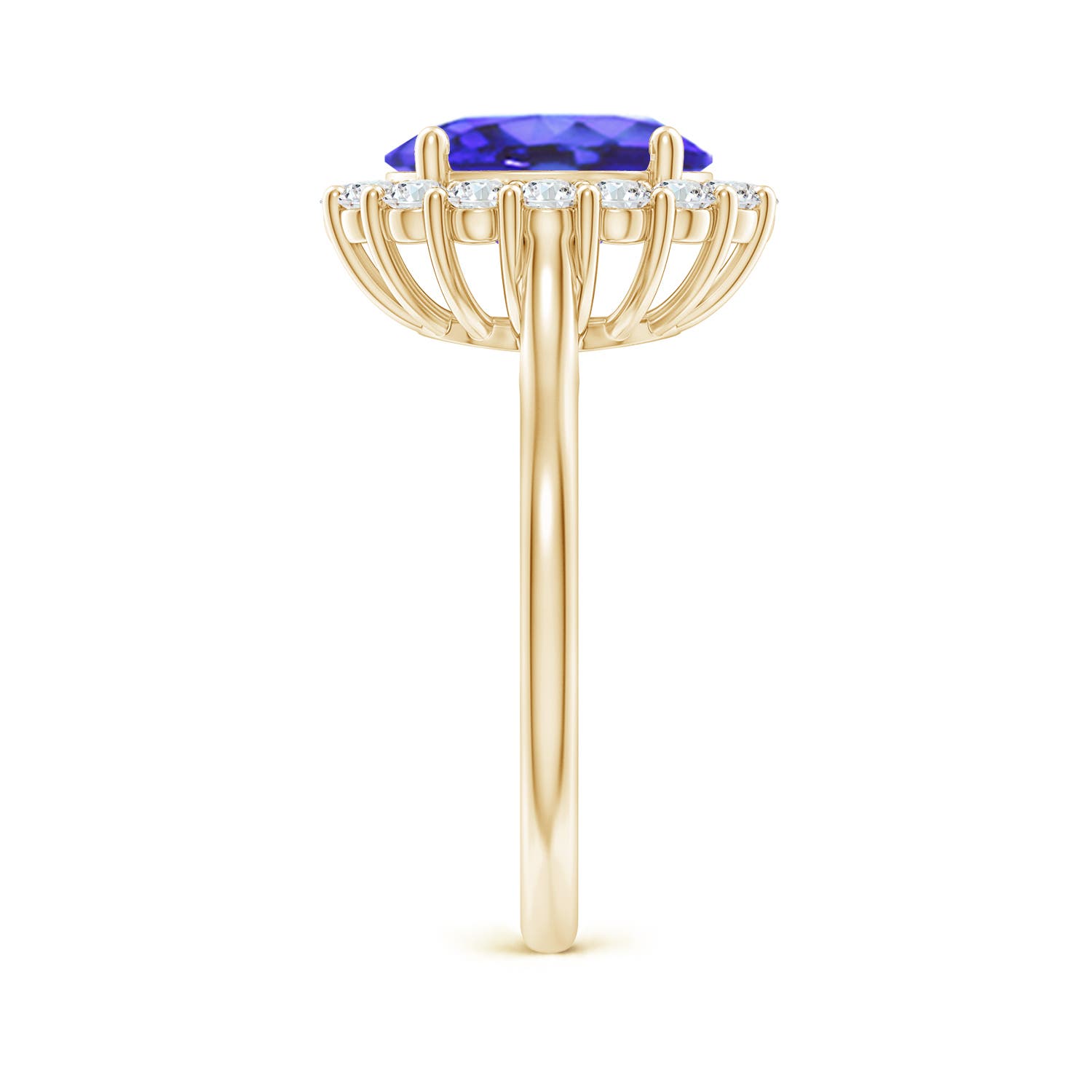 AA - Tanzanite / 3.46 CT / 14 KT Yellow Gold