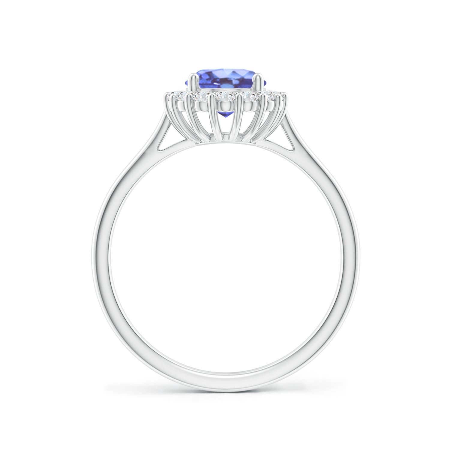 A - Tanzanite / 1.54 CT / 14 KT White Gold