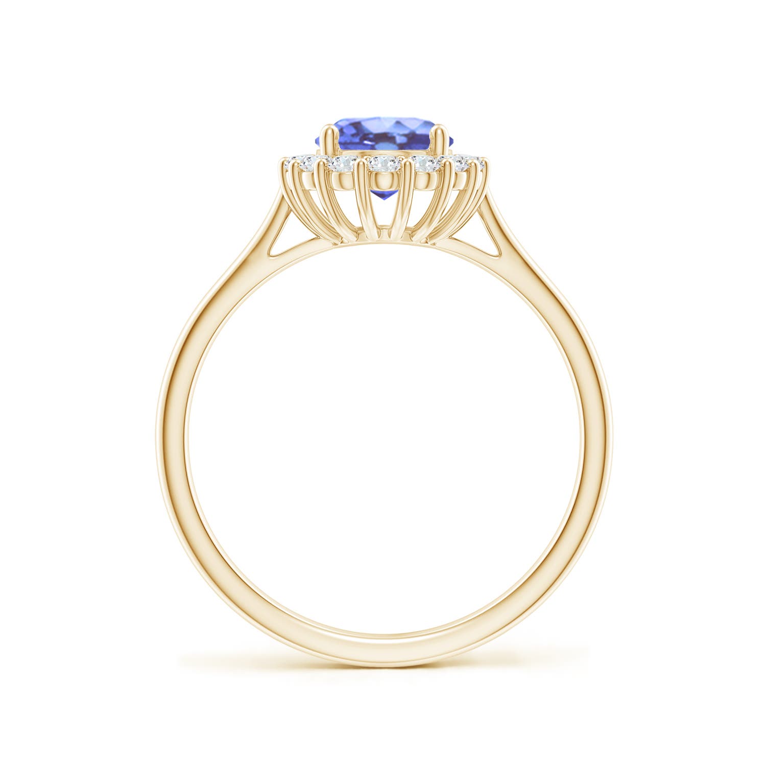 A - Tanzanite / 1.54 CT / 14 KT Yellow Gold