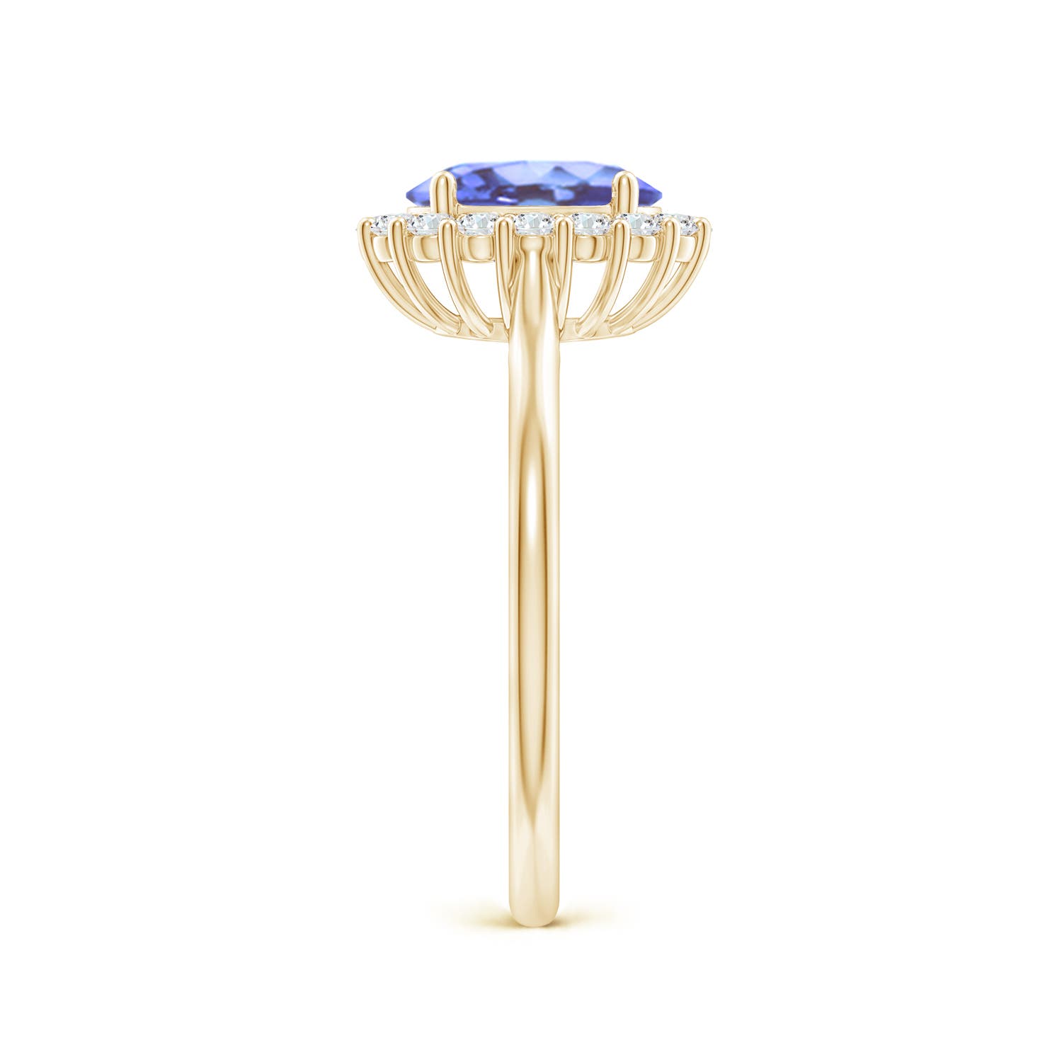 A - Tanzanite / 1.54 CT / 14 KT Yellow Gold