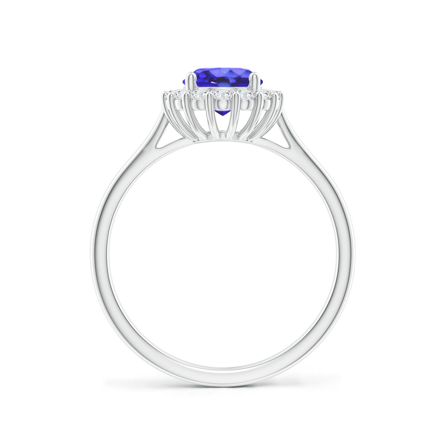 AA - Tanzanite / 1.54 CT / 14 KT White Gold