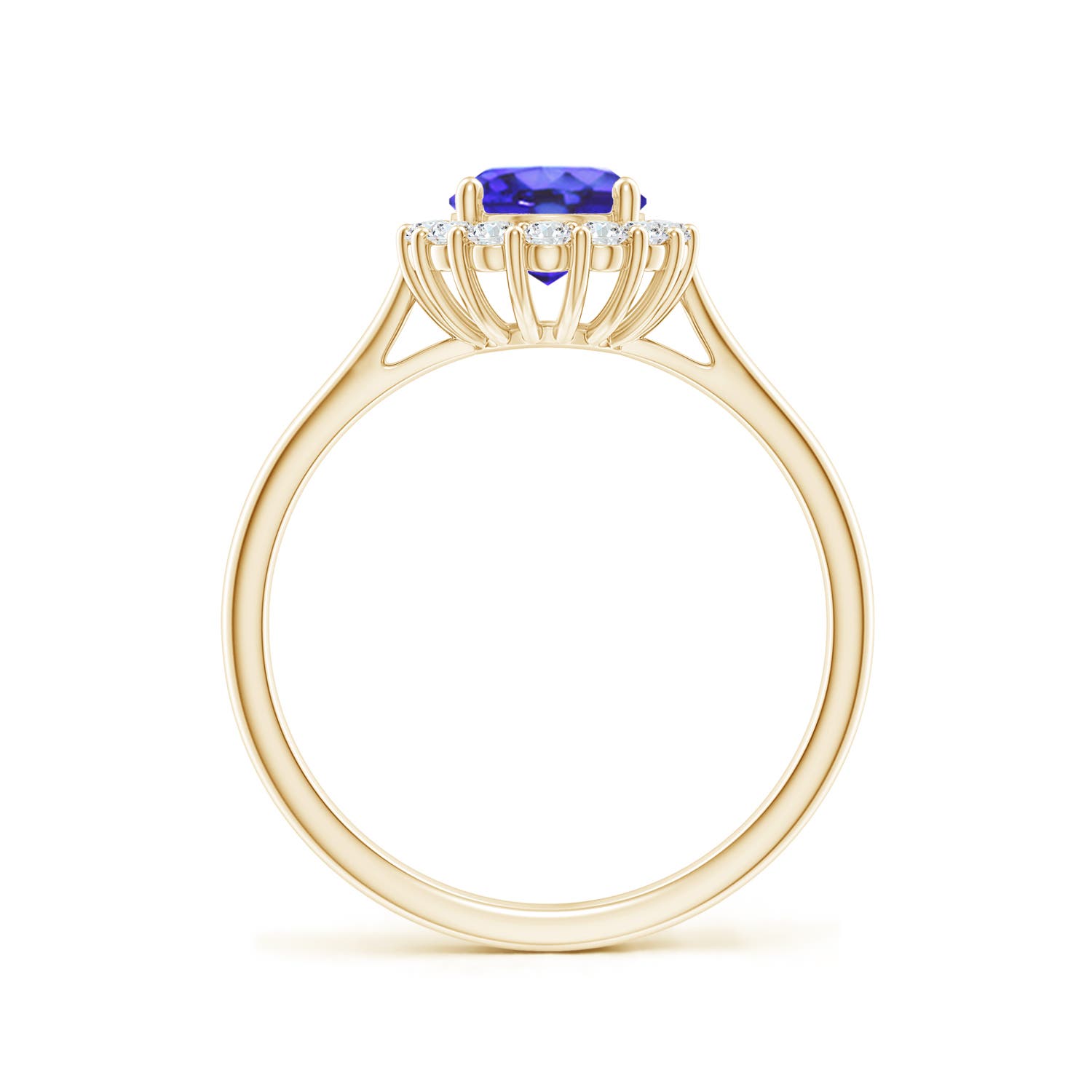 AA - Tanzanite / 1.54 CT / 14 KT Yellow Gold