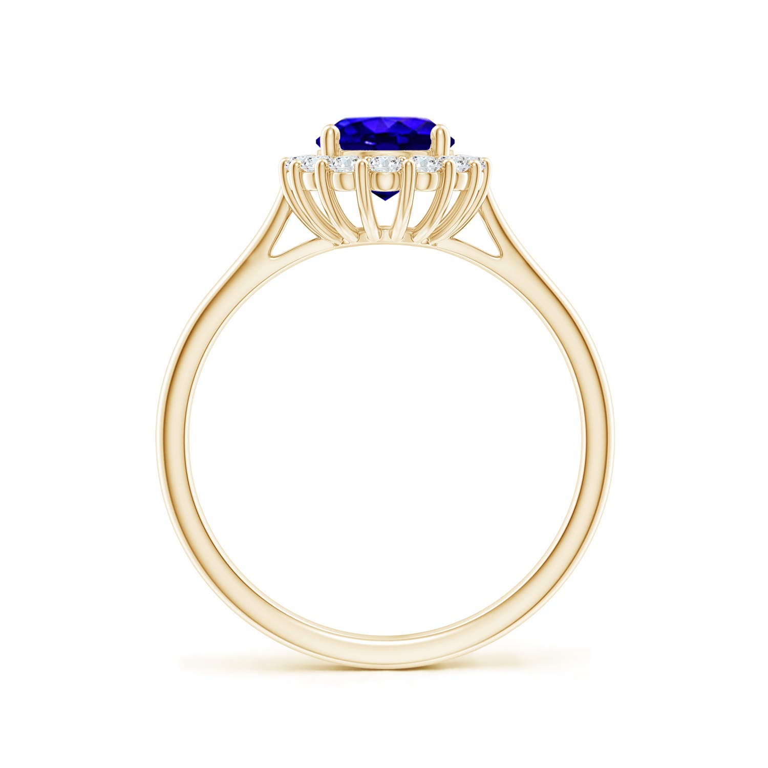 AAAA - Tanzanite / 1.54 CT / 14 KT Yellow Gold