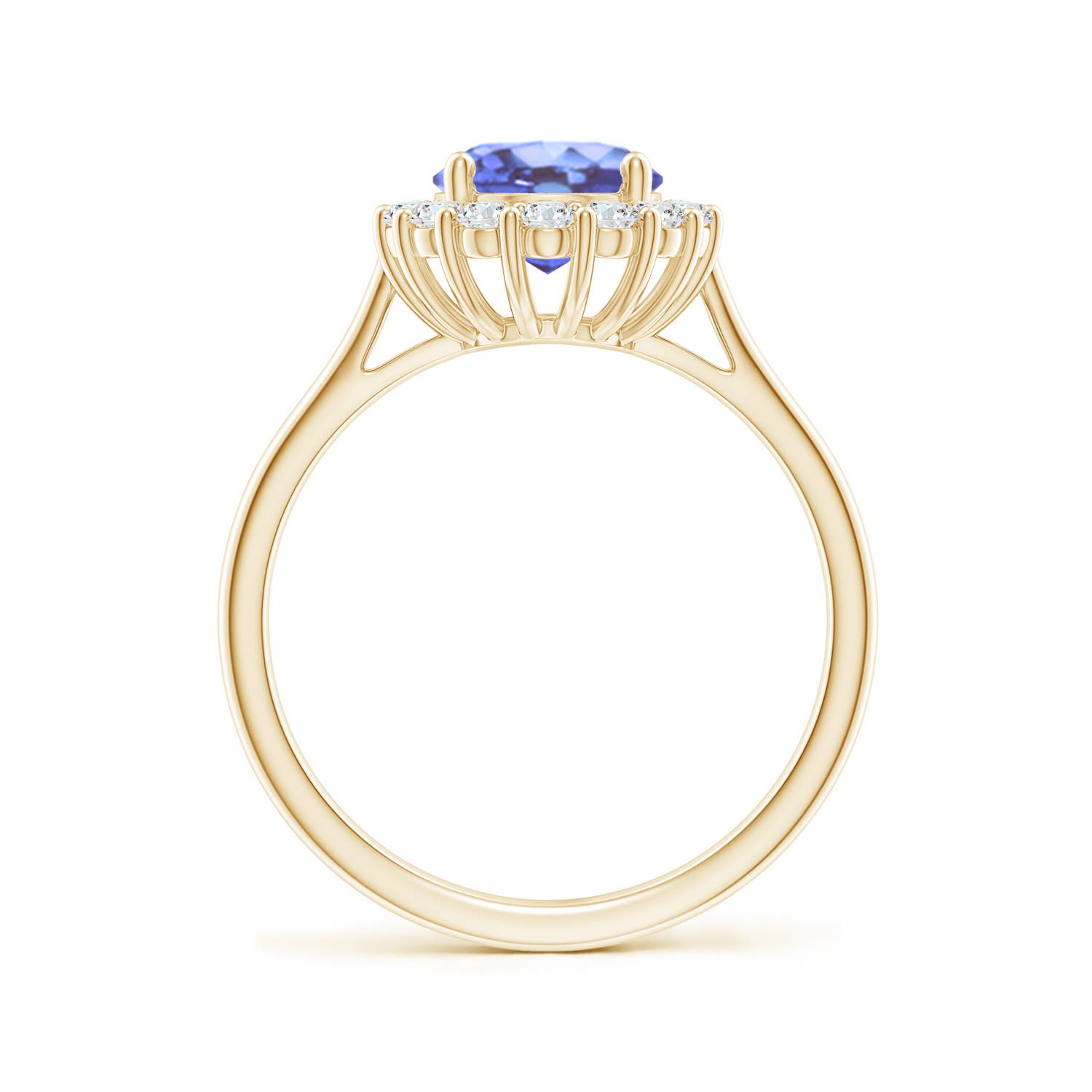 A - Tanzanite / 2.3 CT / 14 KT Yellow Gold