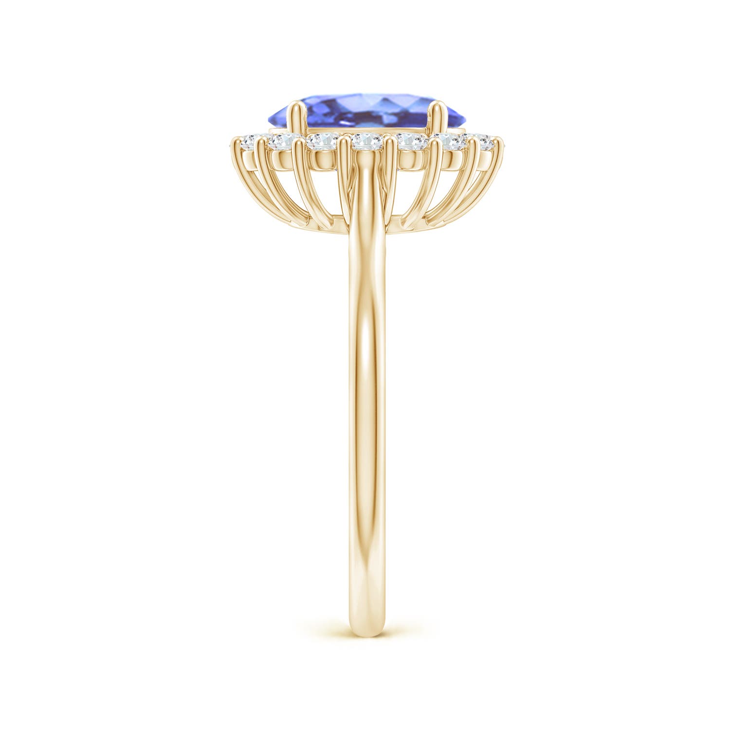 A - Tanzanite / 2.3 CT / 14 KT Yellow Gold