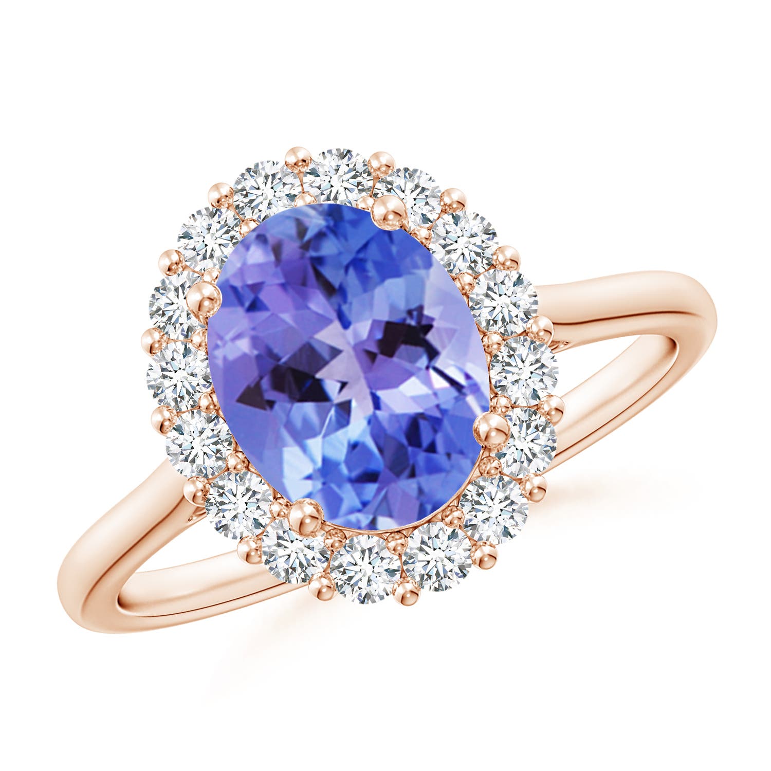 AA - Tanzanite / 2.3 CT / 14 KT Rose Gold