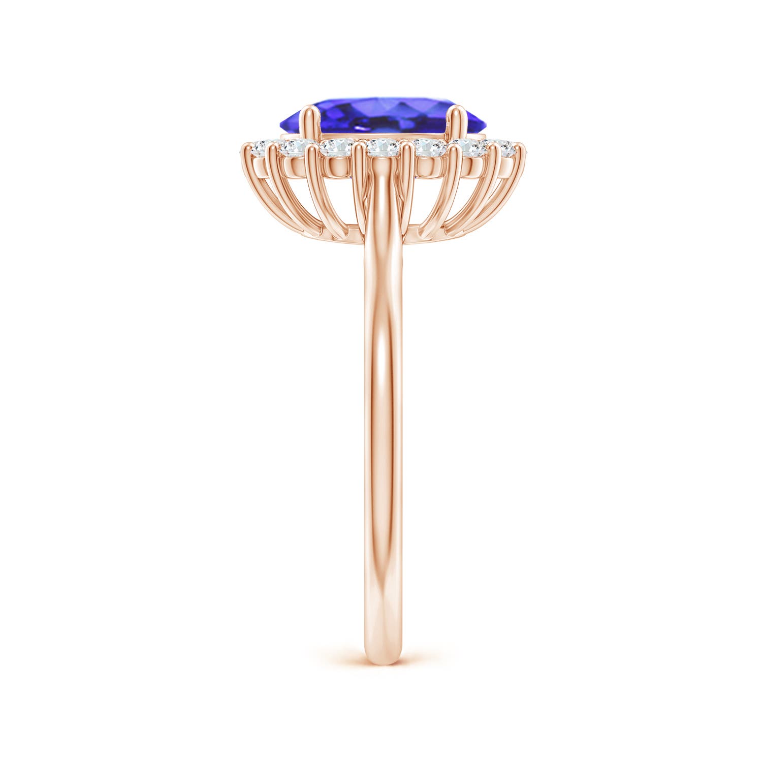 AA - Tanzanite / 2.3 CT / 14 KT Rose Gold