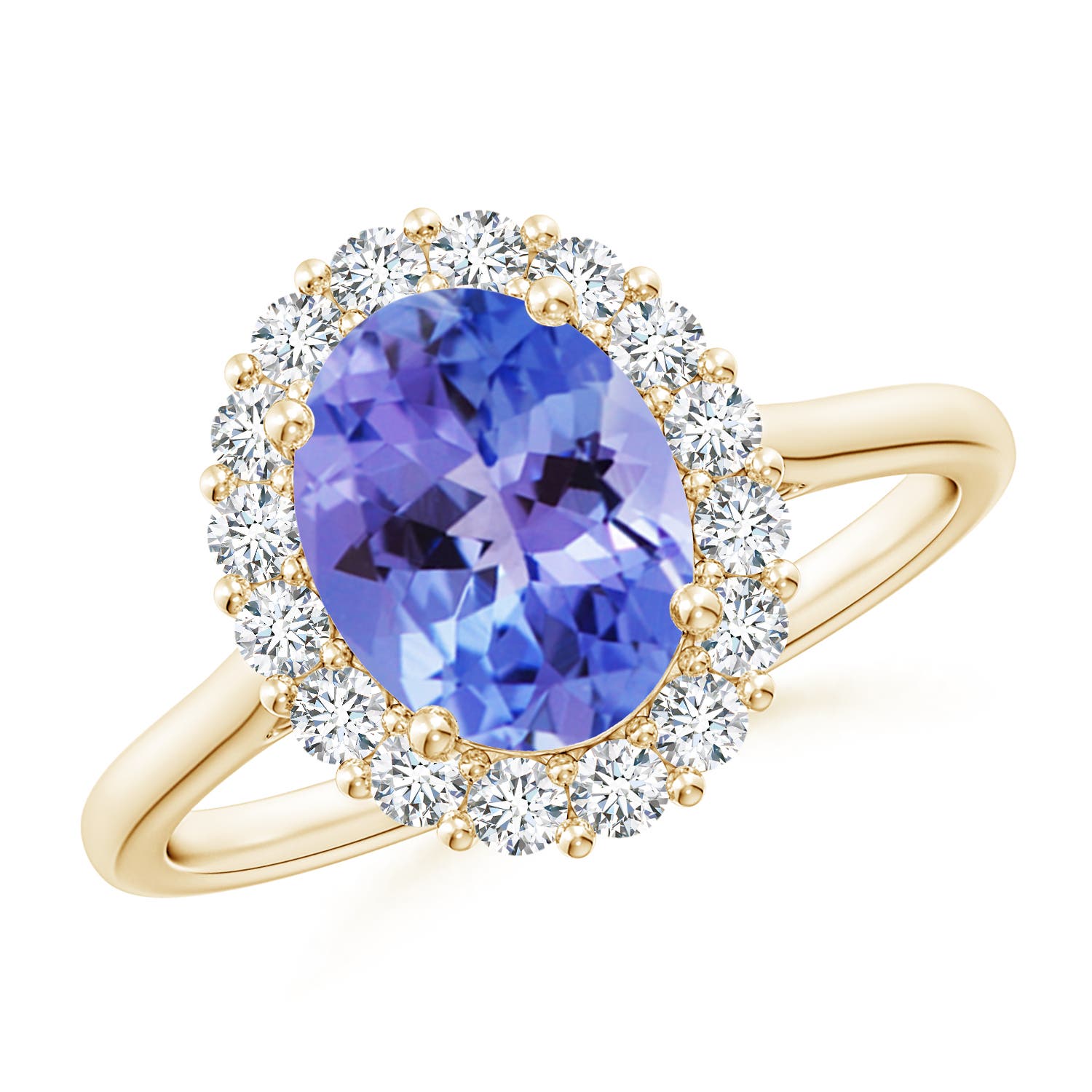 AA - Tanzanite / 2.3 CT / 14 KT Yellow Gold