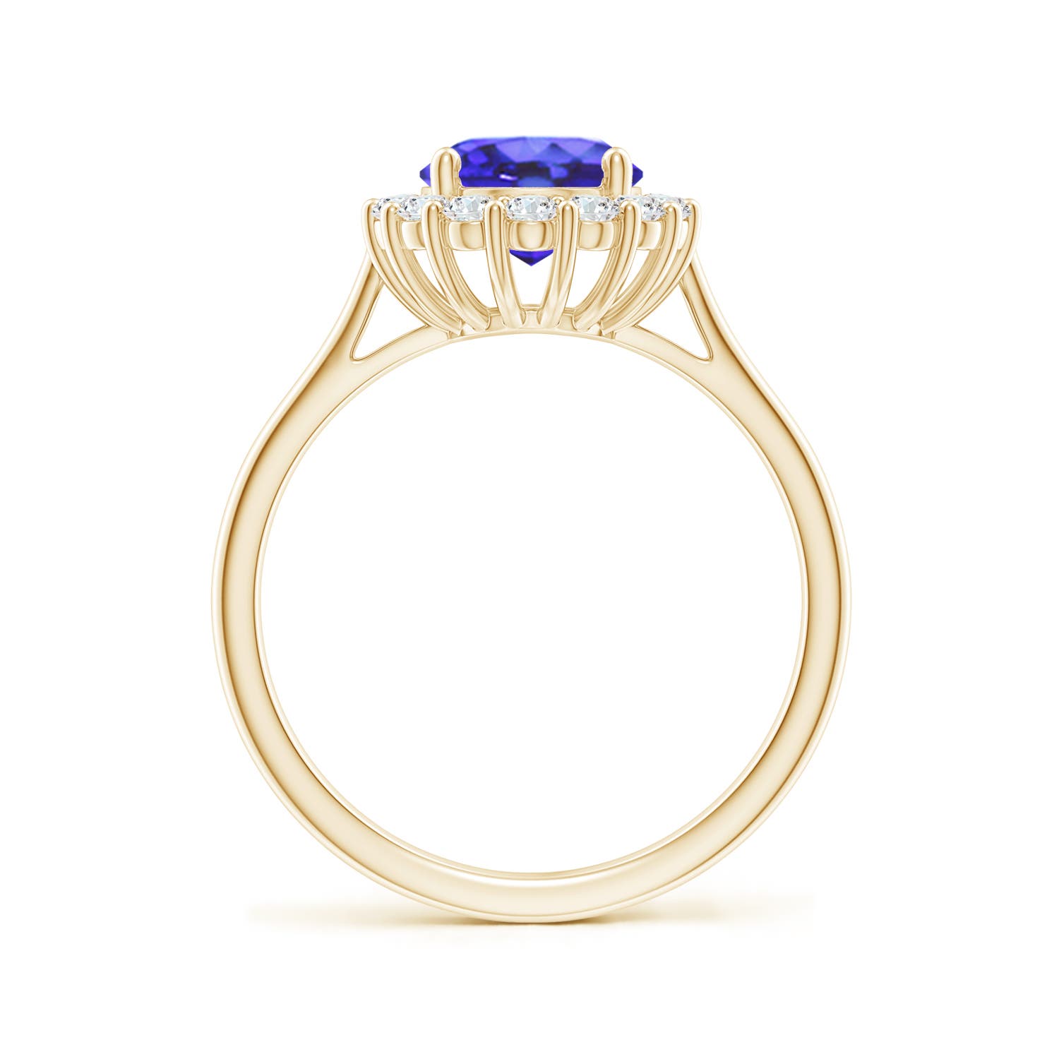 AA - Tanzanite / 2.3 CT / 14 KT Yellow Gold