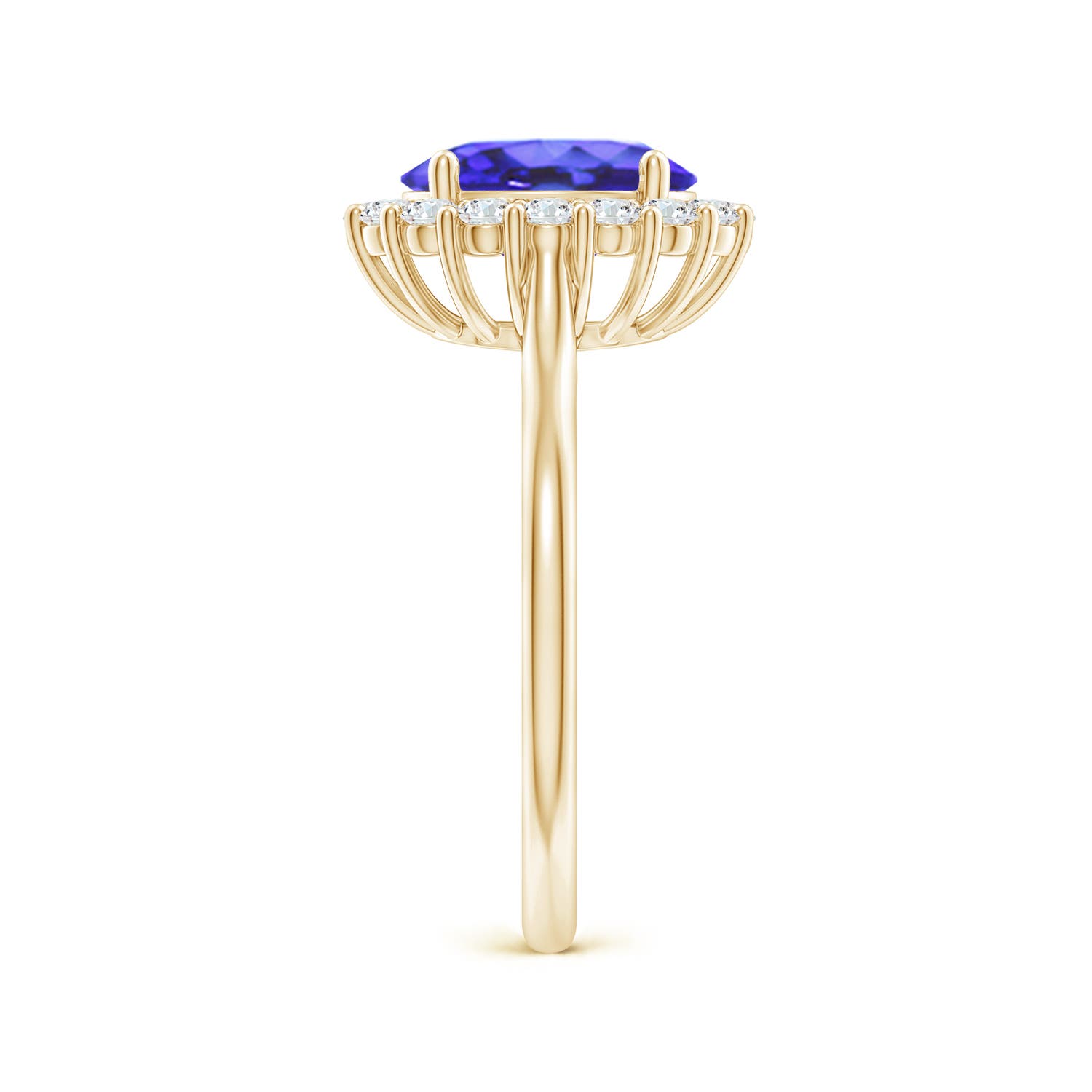 AA - Tanzanite / 2.3 CT / 14 KT Yellow Gold