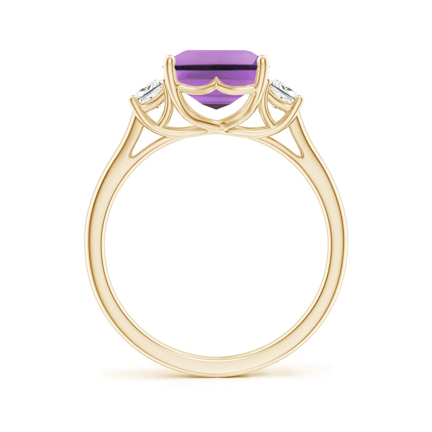A- Amethyst / 3.22 CT / 14 KT Yellow Gold