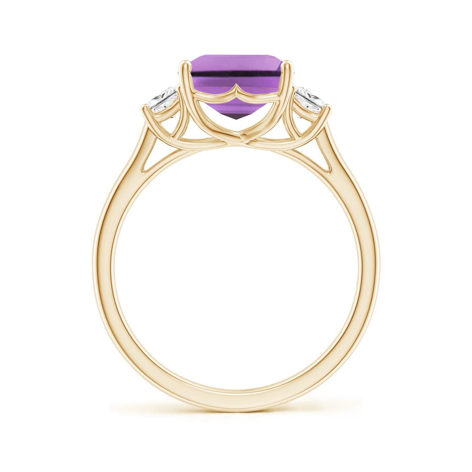 A - Amethyst / 3.22 CT / 14 KT Yellow Gold