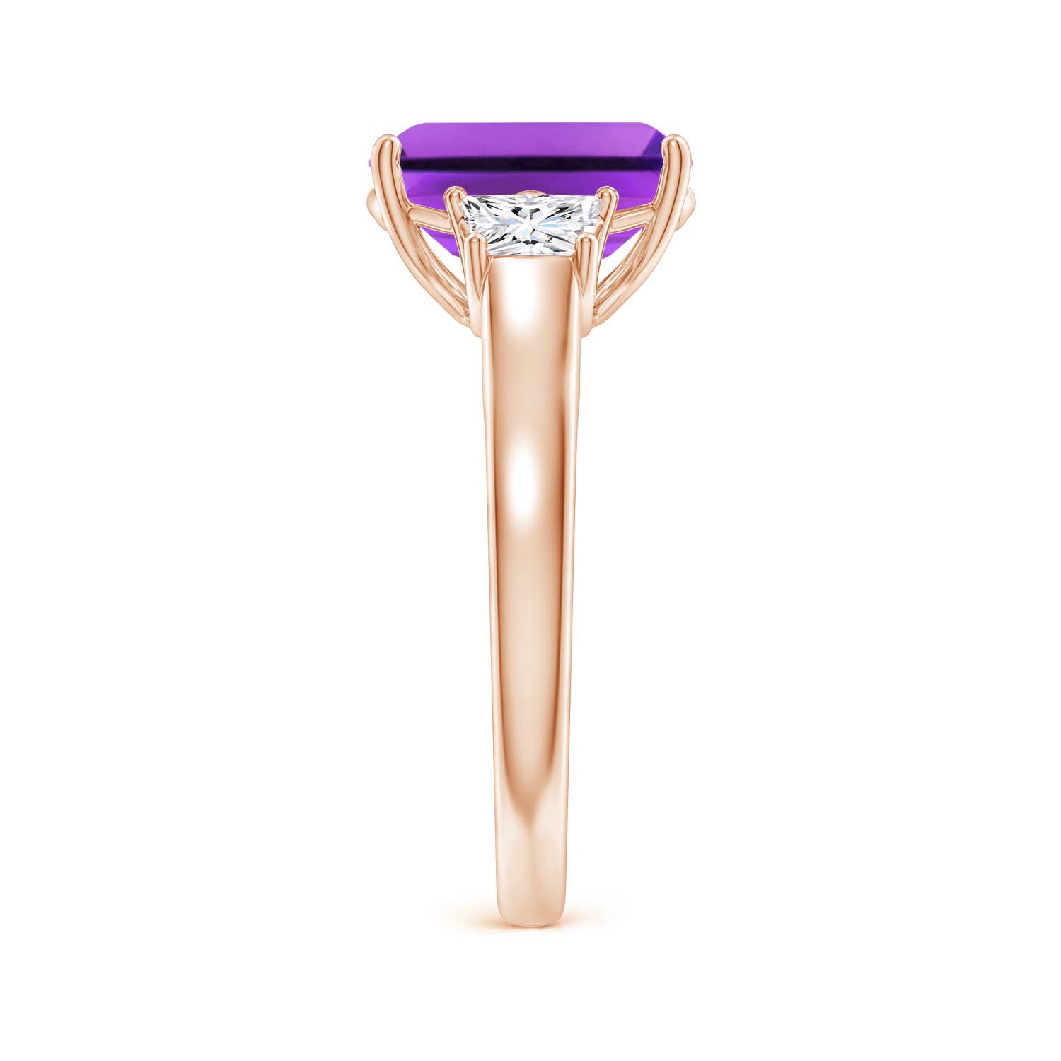 AAA - Amethyst / 3.22 CT / 14 KT Rose Gold