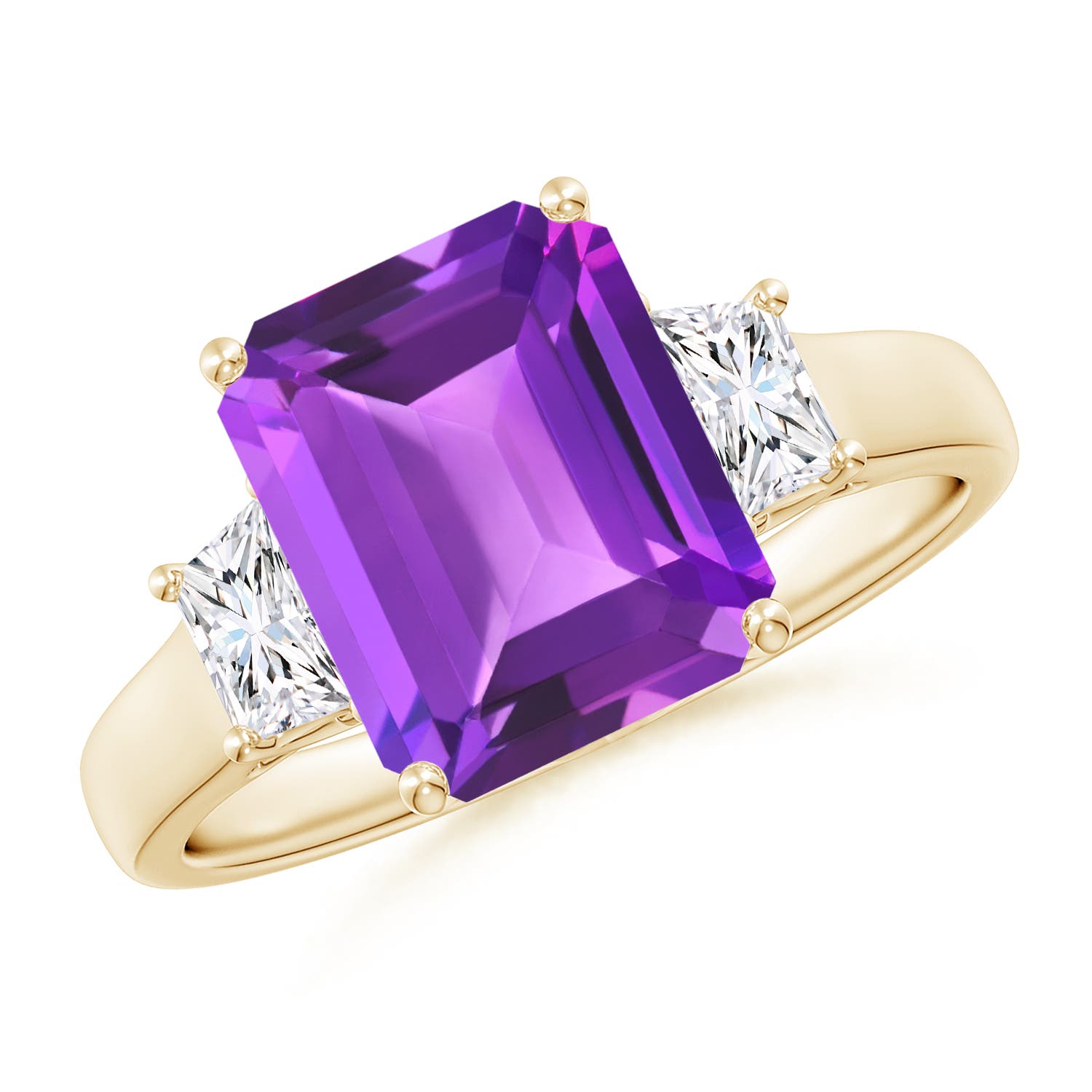 AAA - Amethyst / 3.22 CT / 14 KT Yellow Gold