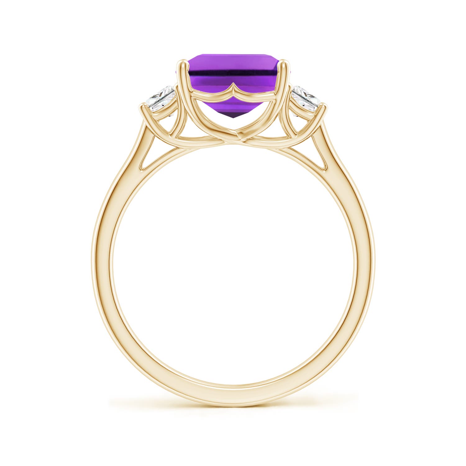 AAA- Amethyst / 3.22 CT / 14 KT Yellow Gold