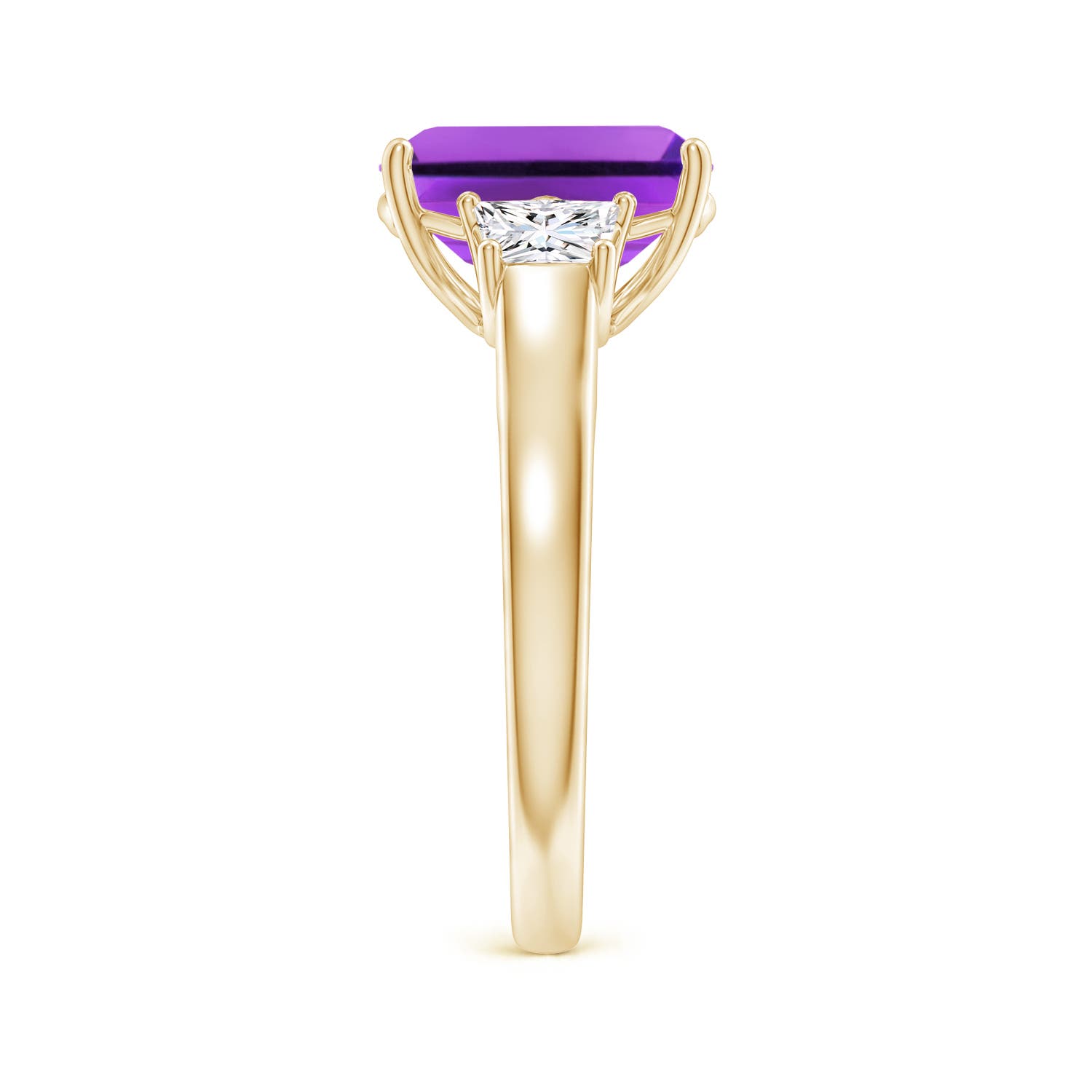 AAA - Amethyst / 3.22 CT / 14 KT Yellow Gold