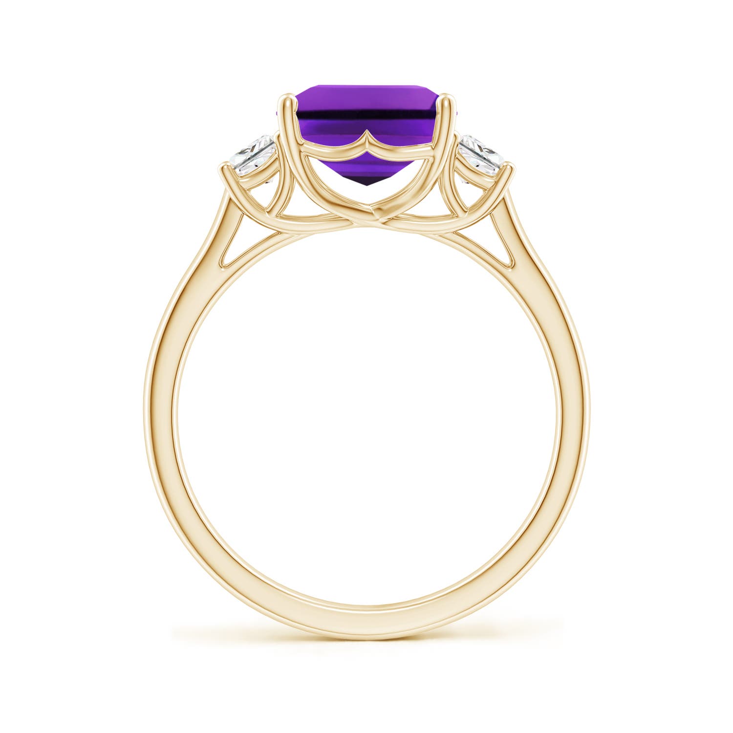 AAAA- Amethyst / 3.22 CT / 14 KT Yellow Gold