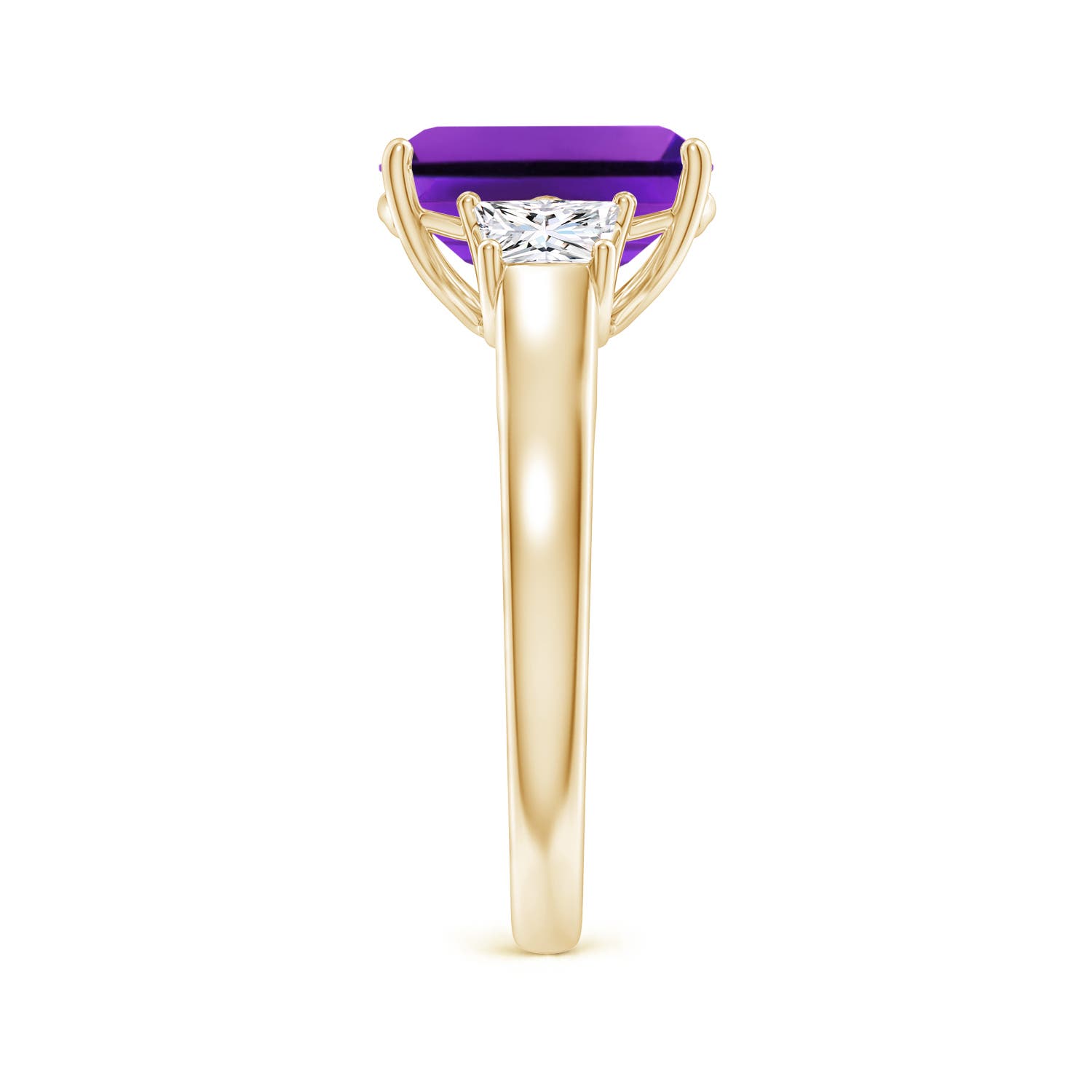 AAAA - Amethyst / 3.22 CT / 14 KT Yellow Gold