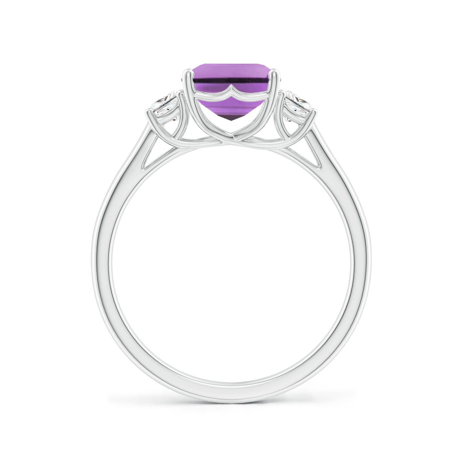 A- Amethyst / 2.52 CT / 14 KT White Gold