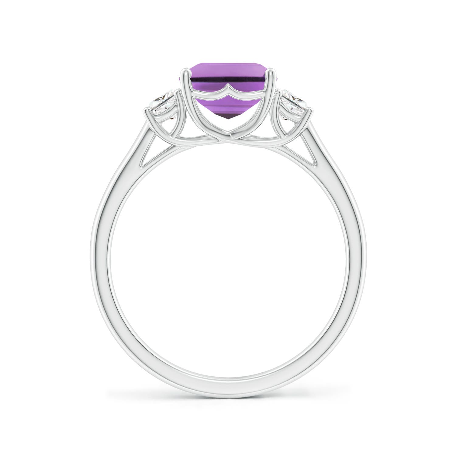 A - Amethyst / 2.52 CT / 14 KT White Gold