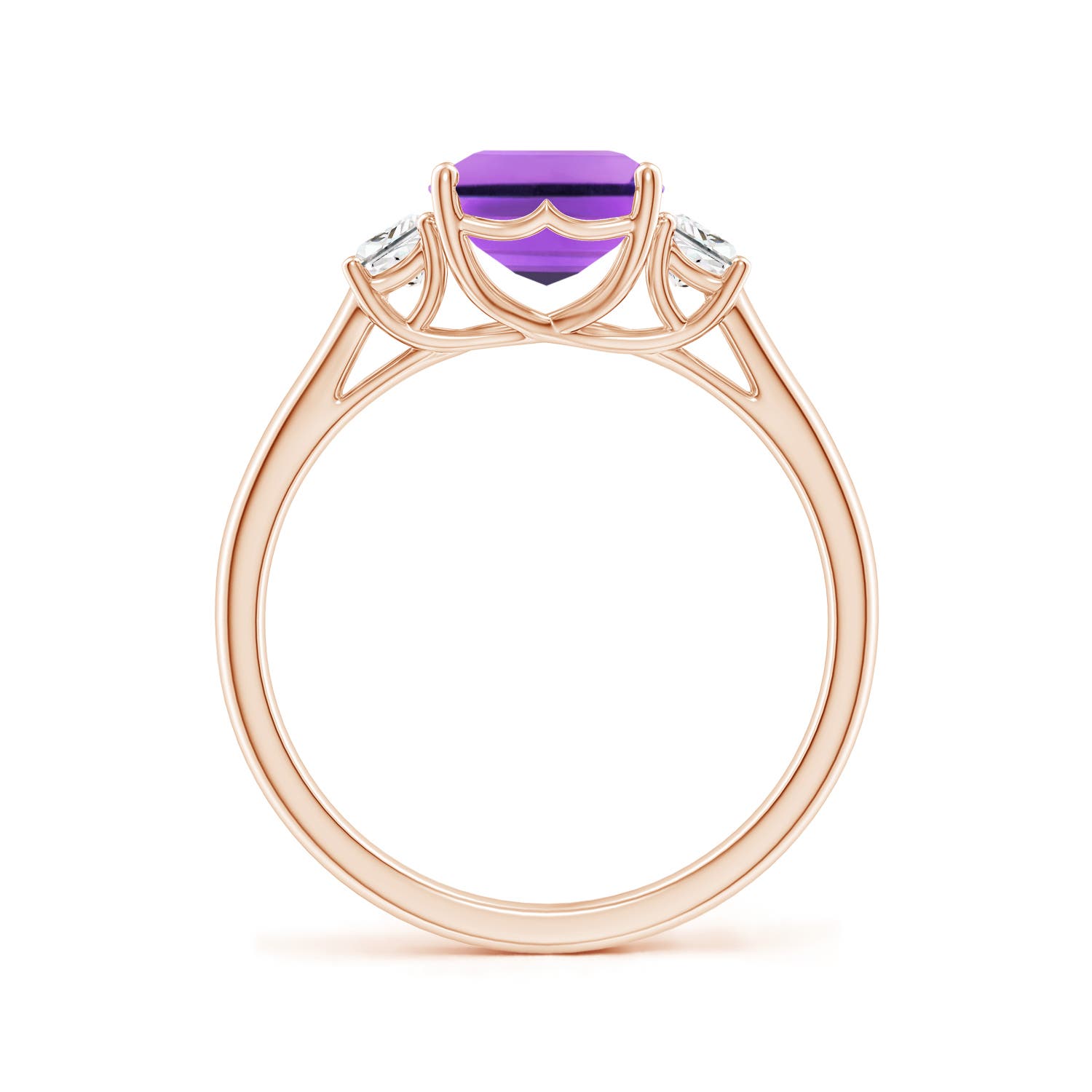 AA- Amethyst / 2.52 CT / 14 KT Rose Gold