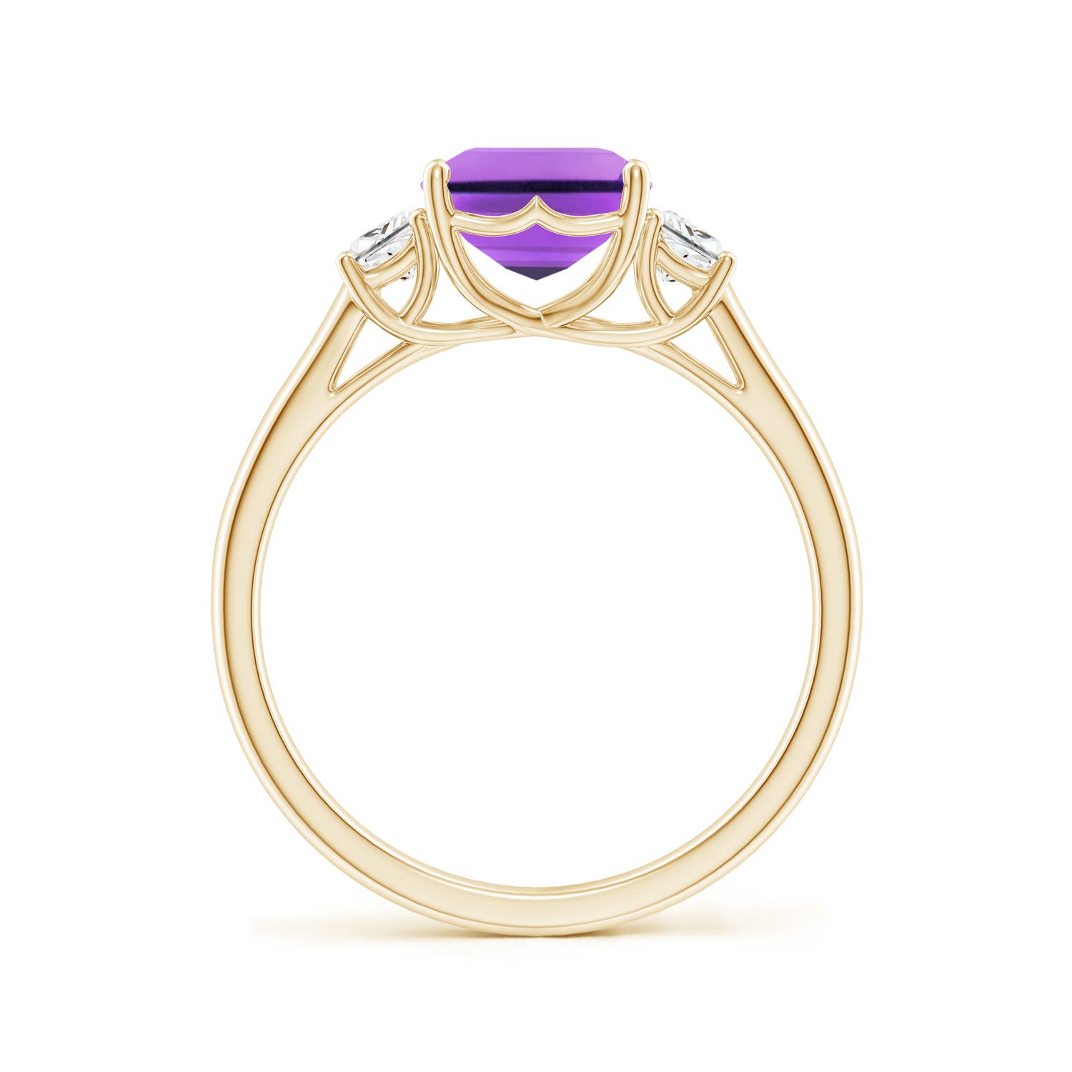 AA - Amethyst / 2.52 CT / 14 KT Yellow Gold