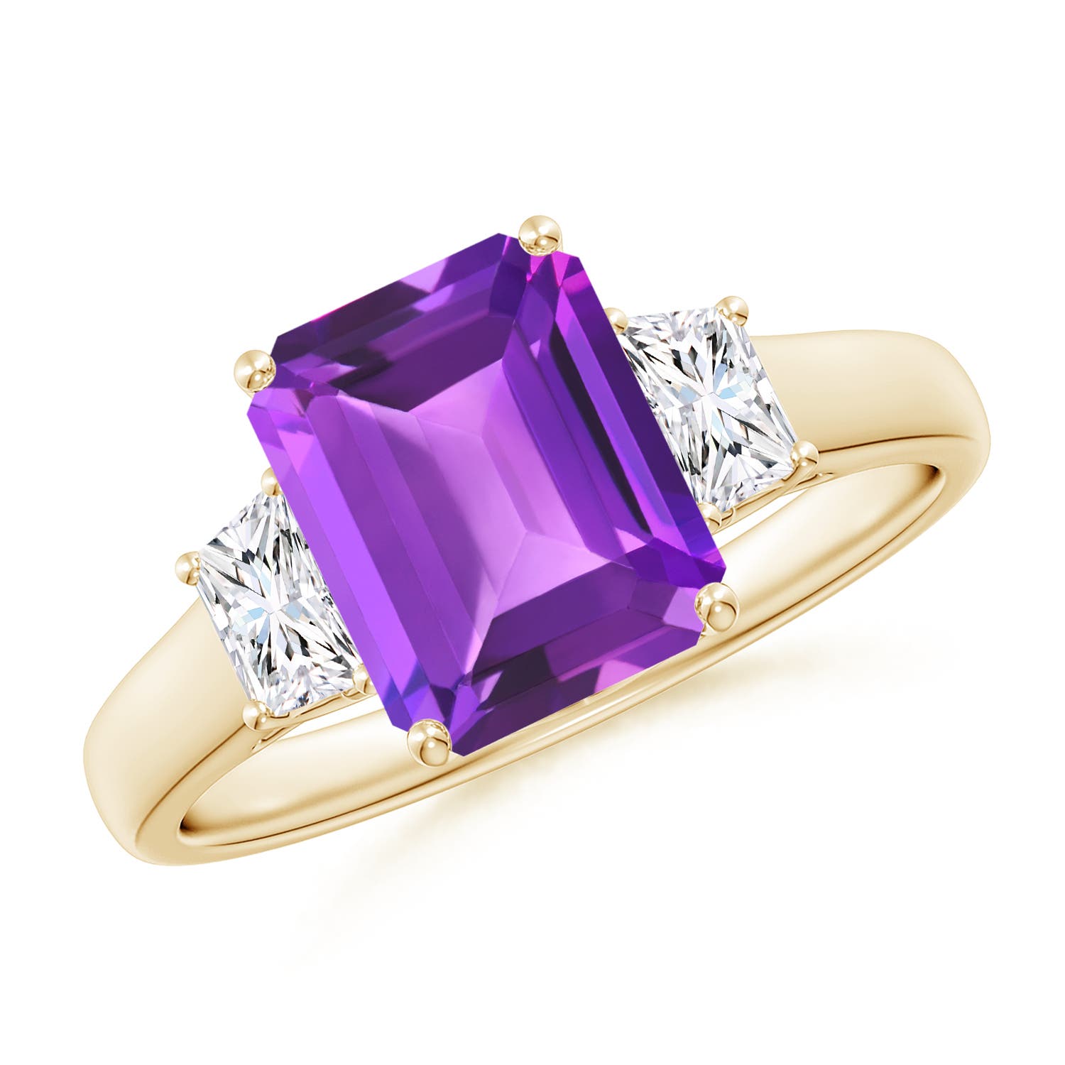 AAA- Amethyst / 2.52 CT / 14 KT Yellow Gold