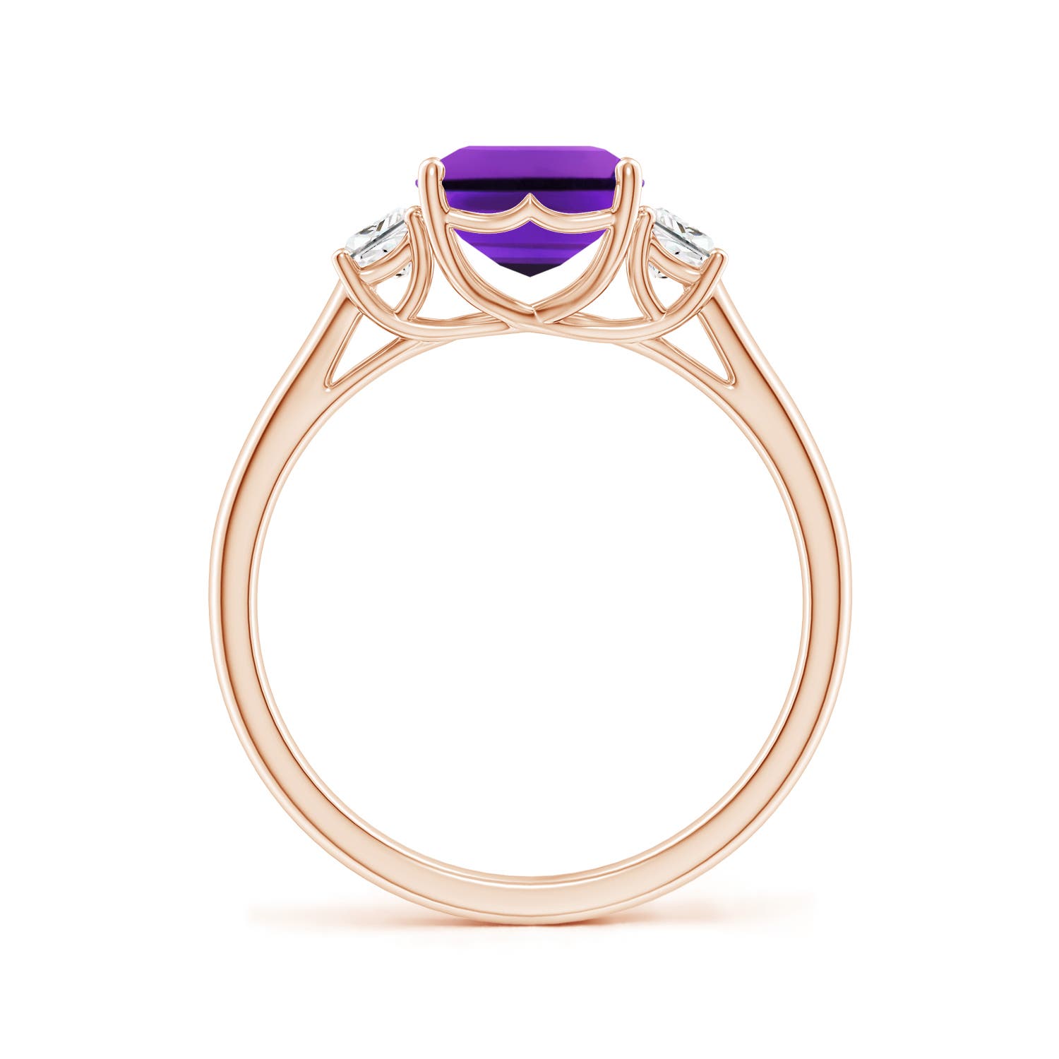 AAAA- Amethyst / 2.52 CT / 14 KT Rose Gold