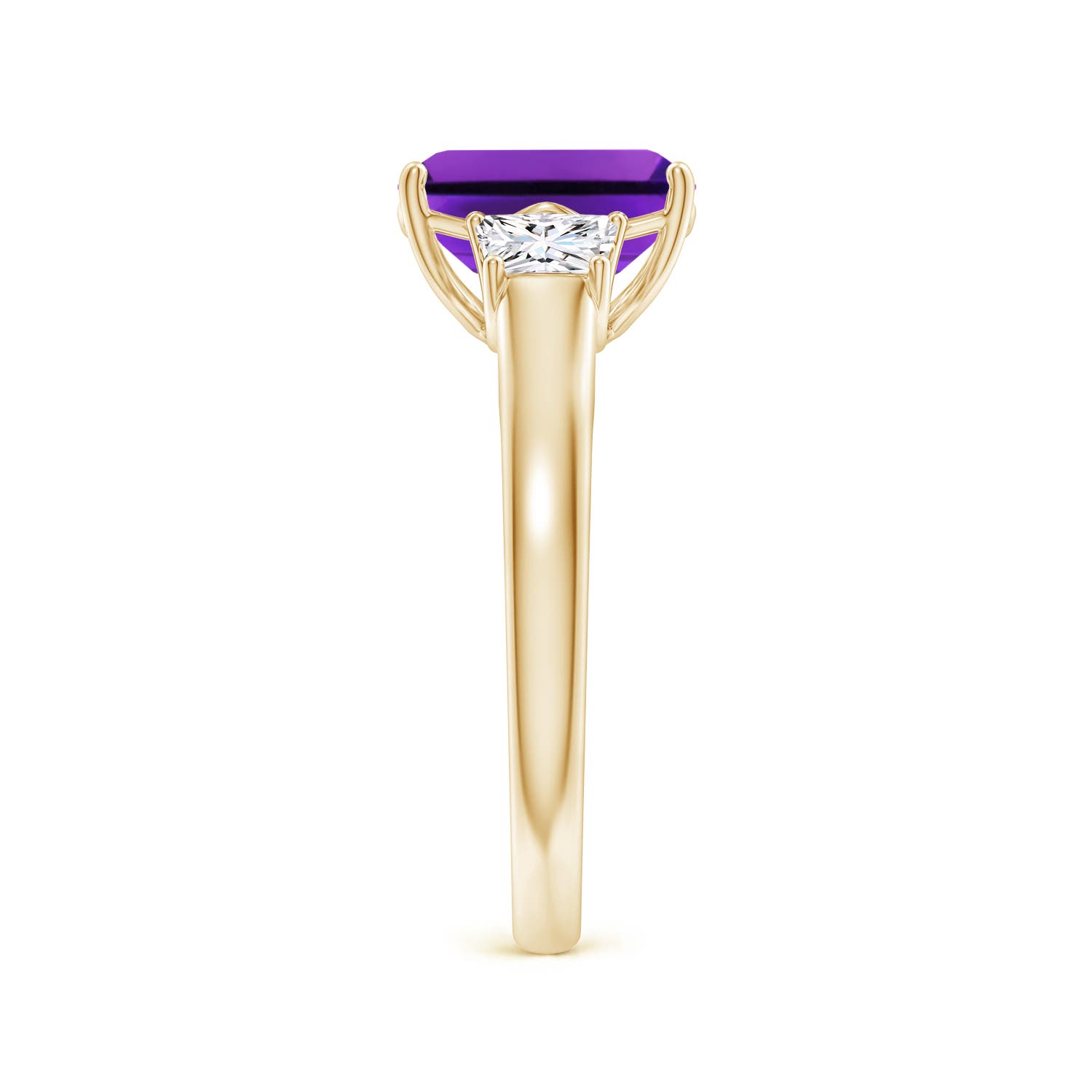 AAAA- Amethyst / 2.52 CT / 14 KT Yellow Gold