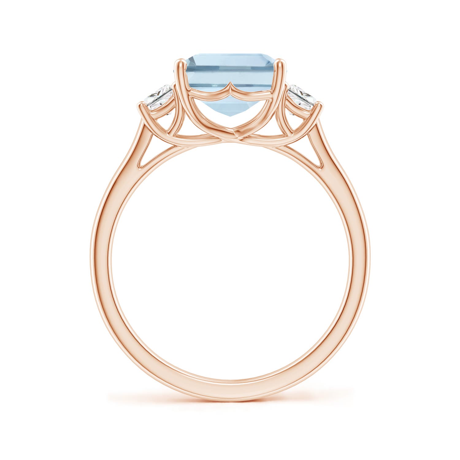 A - Aquamarine / 3.32 CT / 14 KT Rose Gold