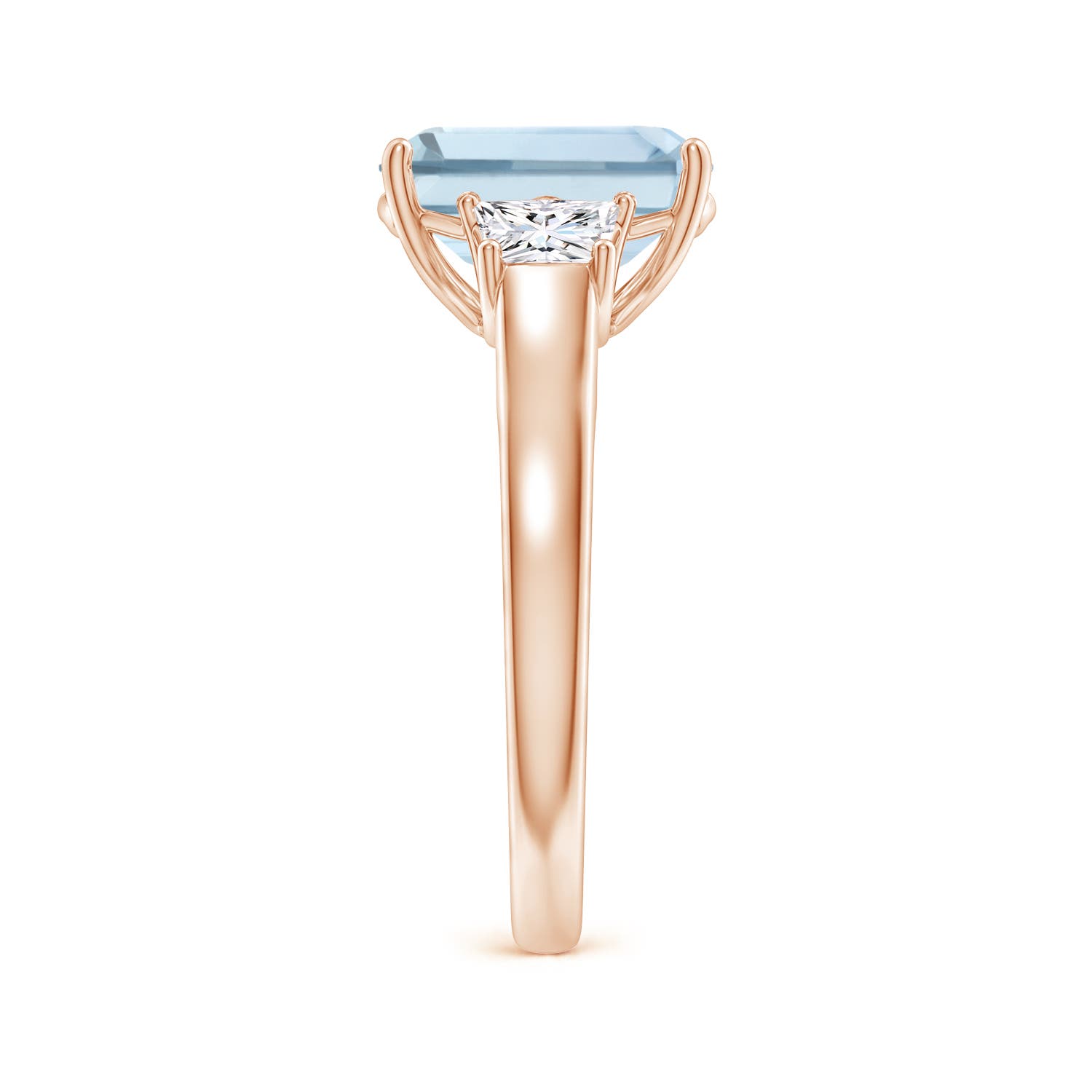 A - Aquamarine / 3.32 CT / 14 KT Rose Gold