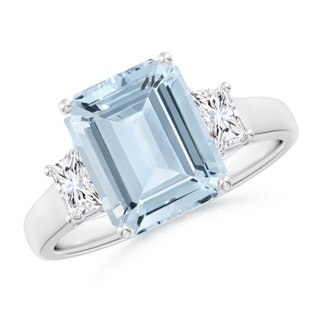 Emerald Cut A Aquamarine