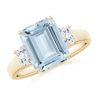 Emerald Cut A Aquamarine