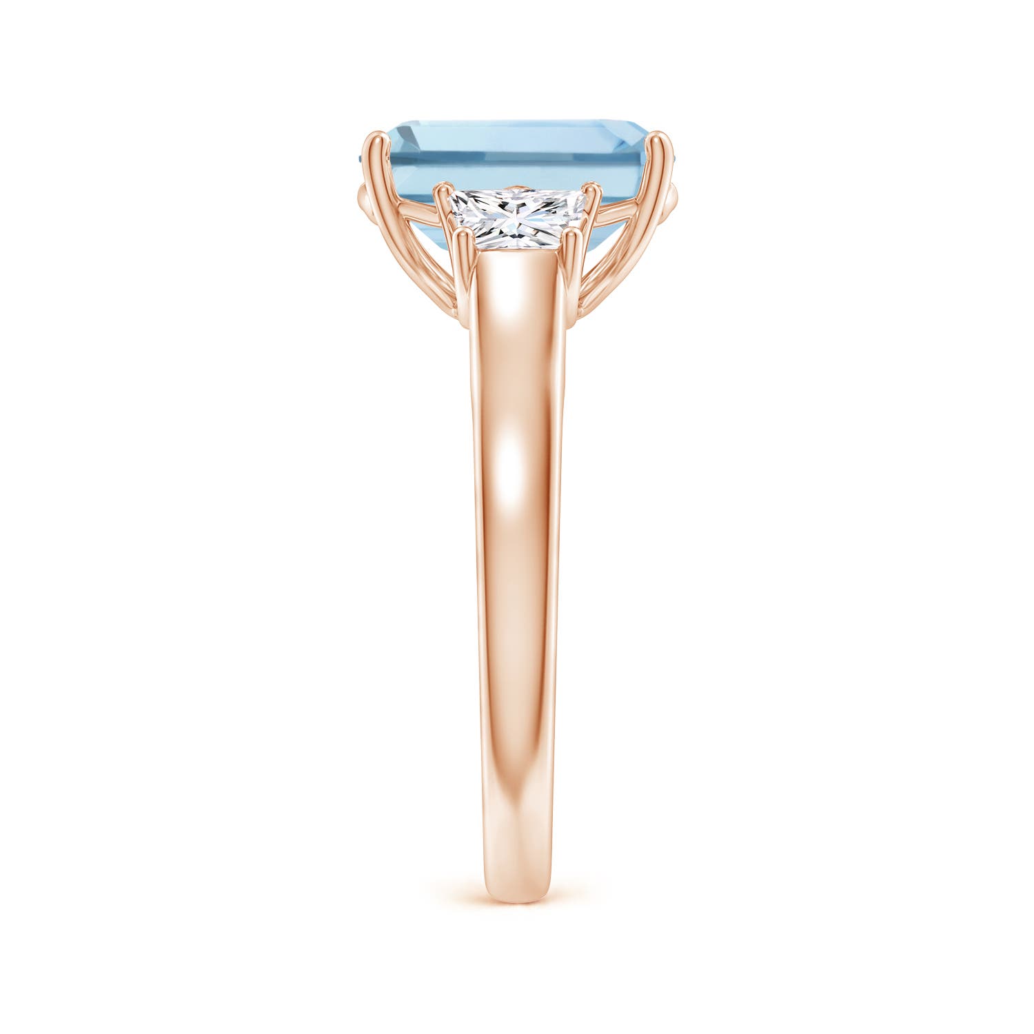 AA - Aquamarine / 3.32 CT / 14 KT Rose Gold