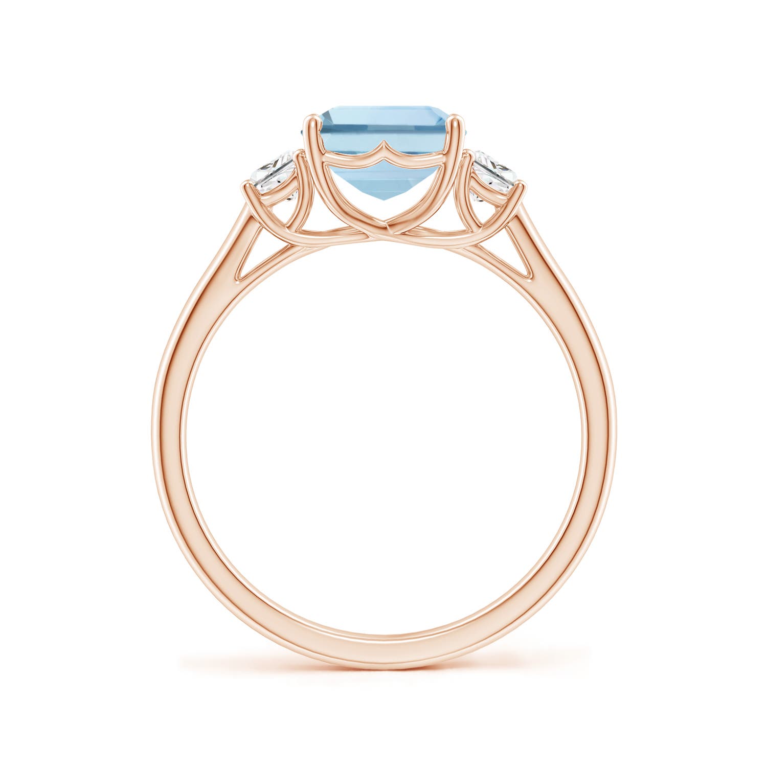 AA - Aquamarine / 2.32 CT / 14 KT Rose Gold