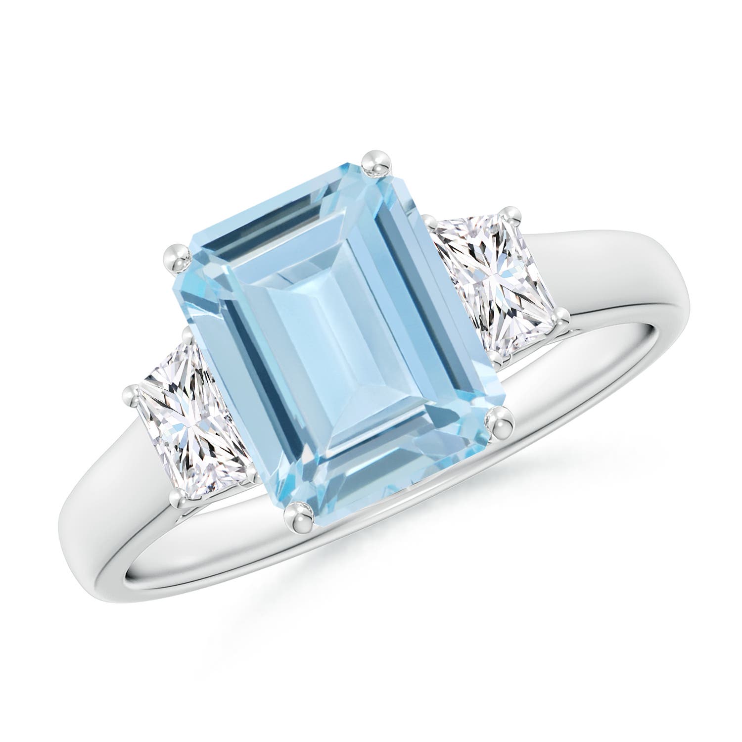 AA - Aquamarine / 2.32 CT / 14 KT White Gold