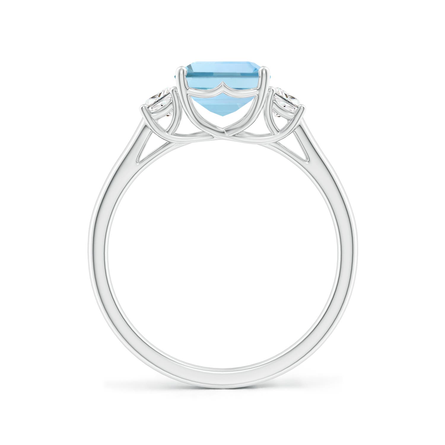 AAA - Aquamarine / 2.32 CT / 14 KT White Gold