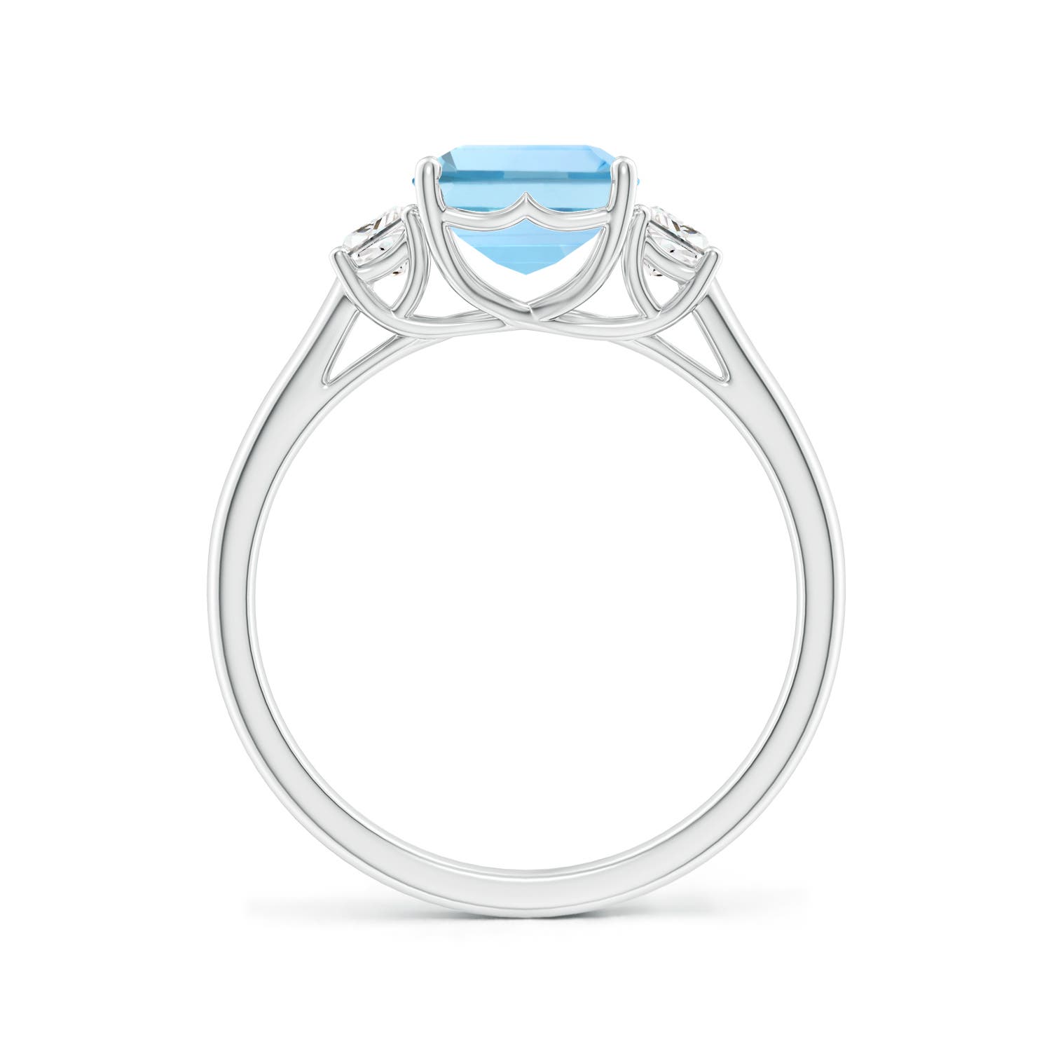 AAAA - Aquamarine / 2.32 CT / 14 KT White Gold