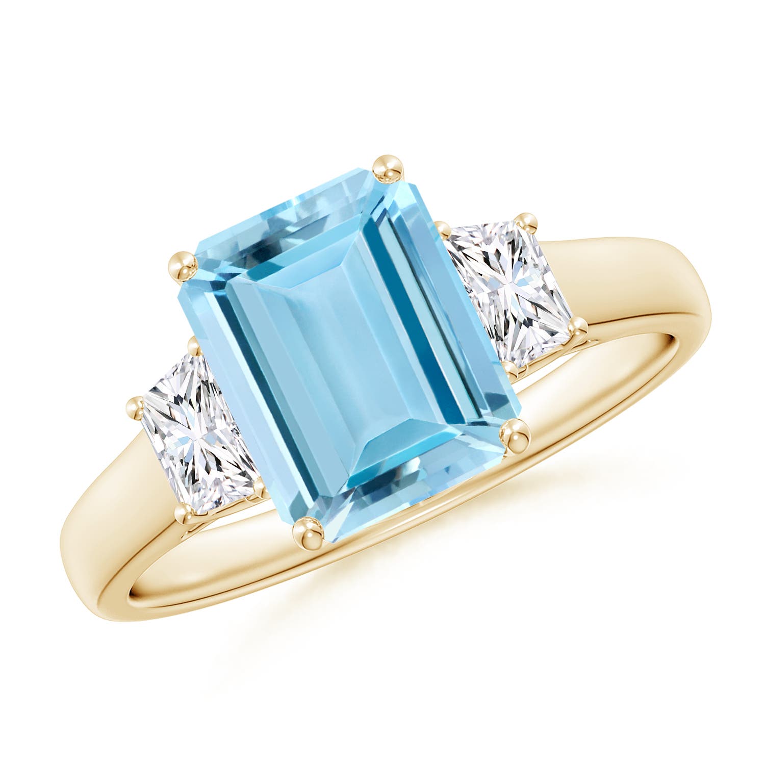 AAAA - Aquamarine / 2.32 CT / 14 KT Yellow Gold